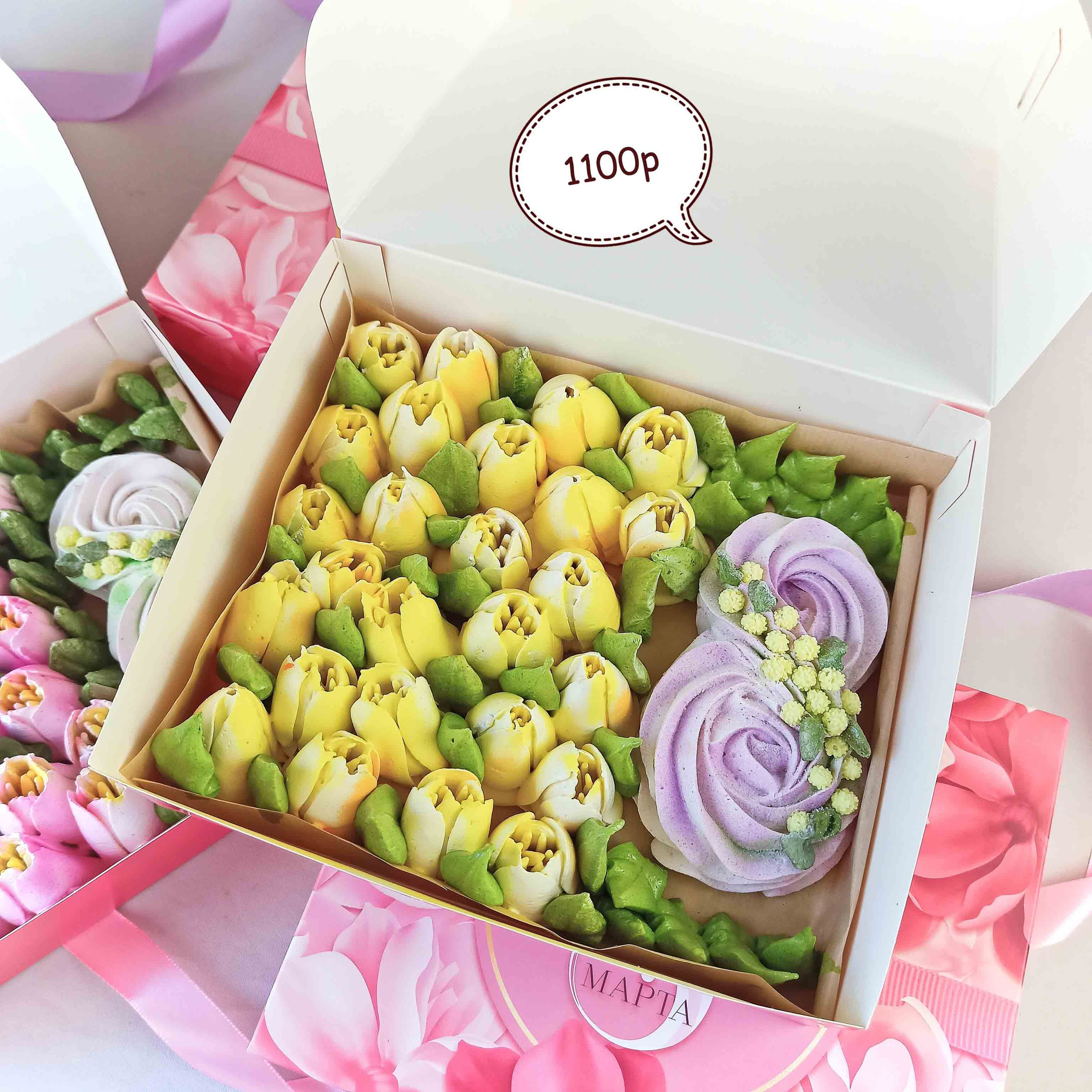 Зефир к 8 марта. Торты на заказ в Волгограде