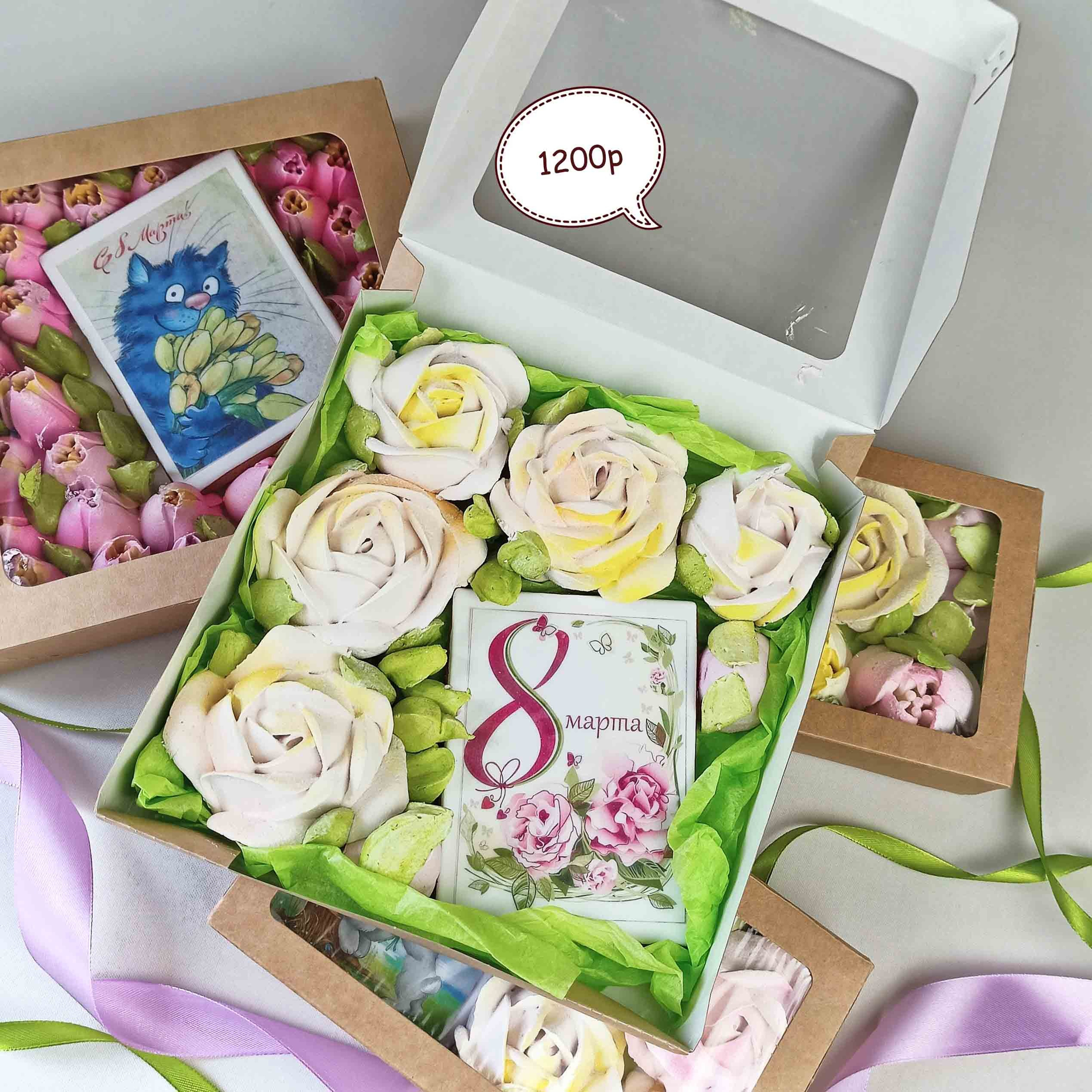 Зефир к 8 марта. Торты на заказ в Волгограде