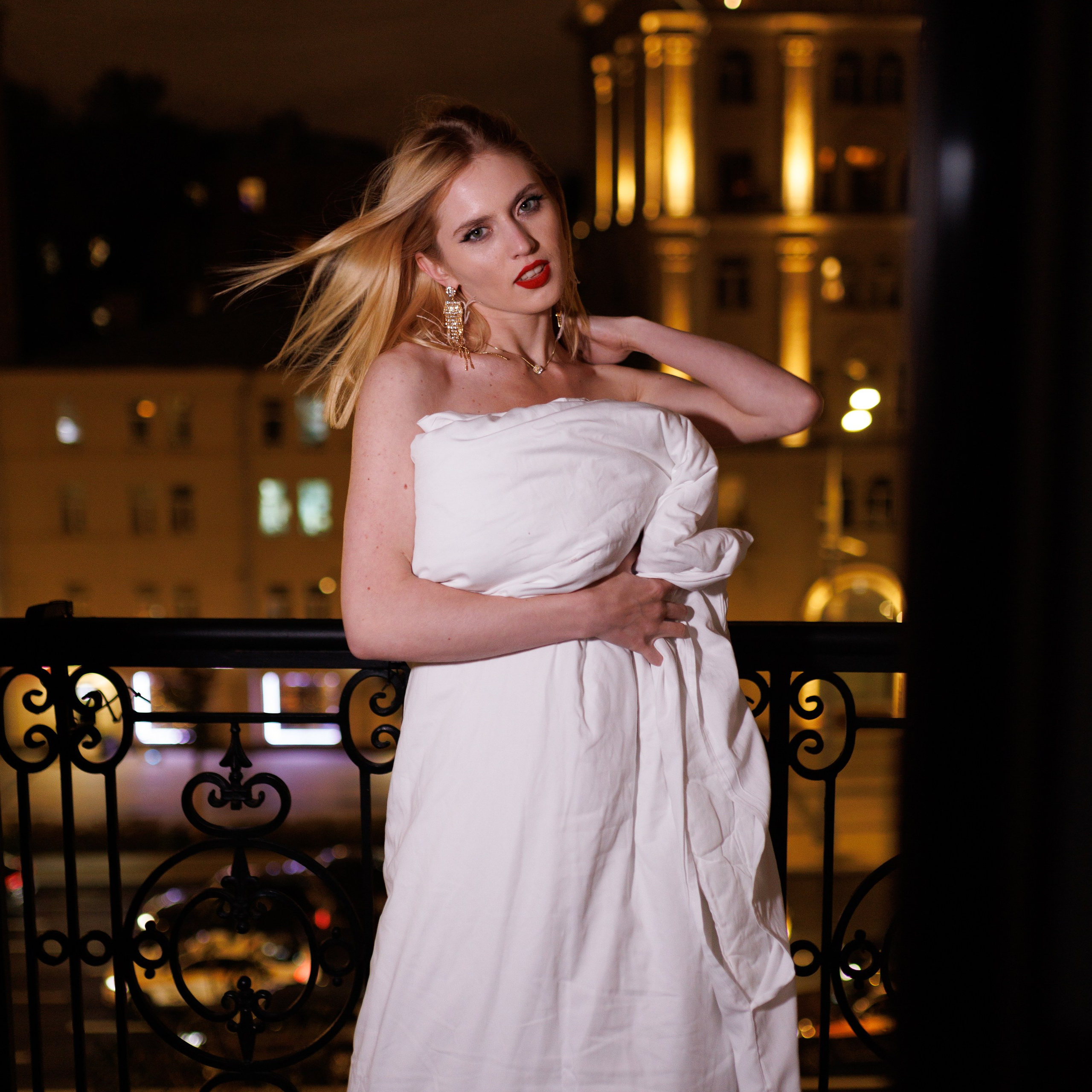 Ночной вид на&nbsp;садовое кольцо