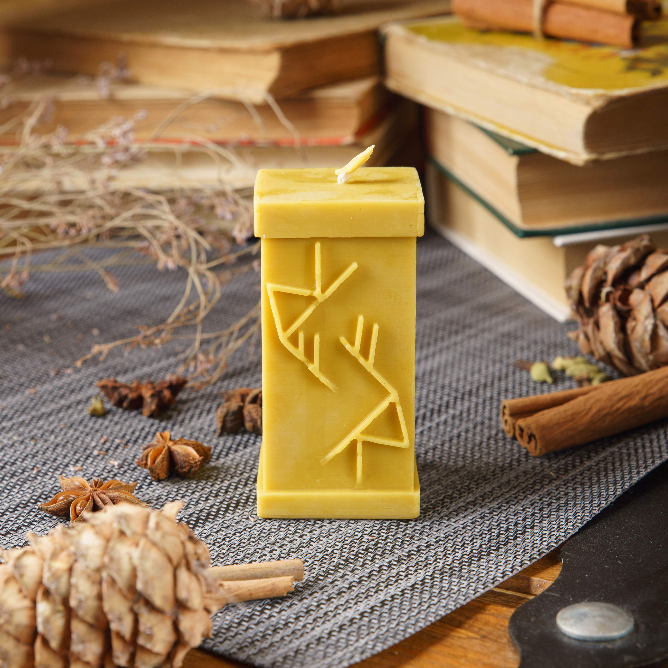 предметная съемка свечи для маркетплейса