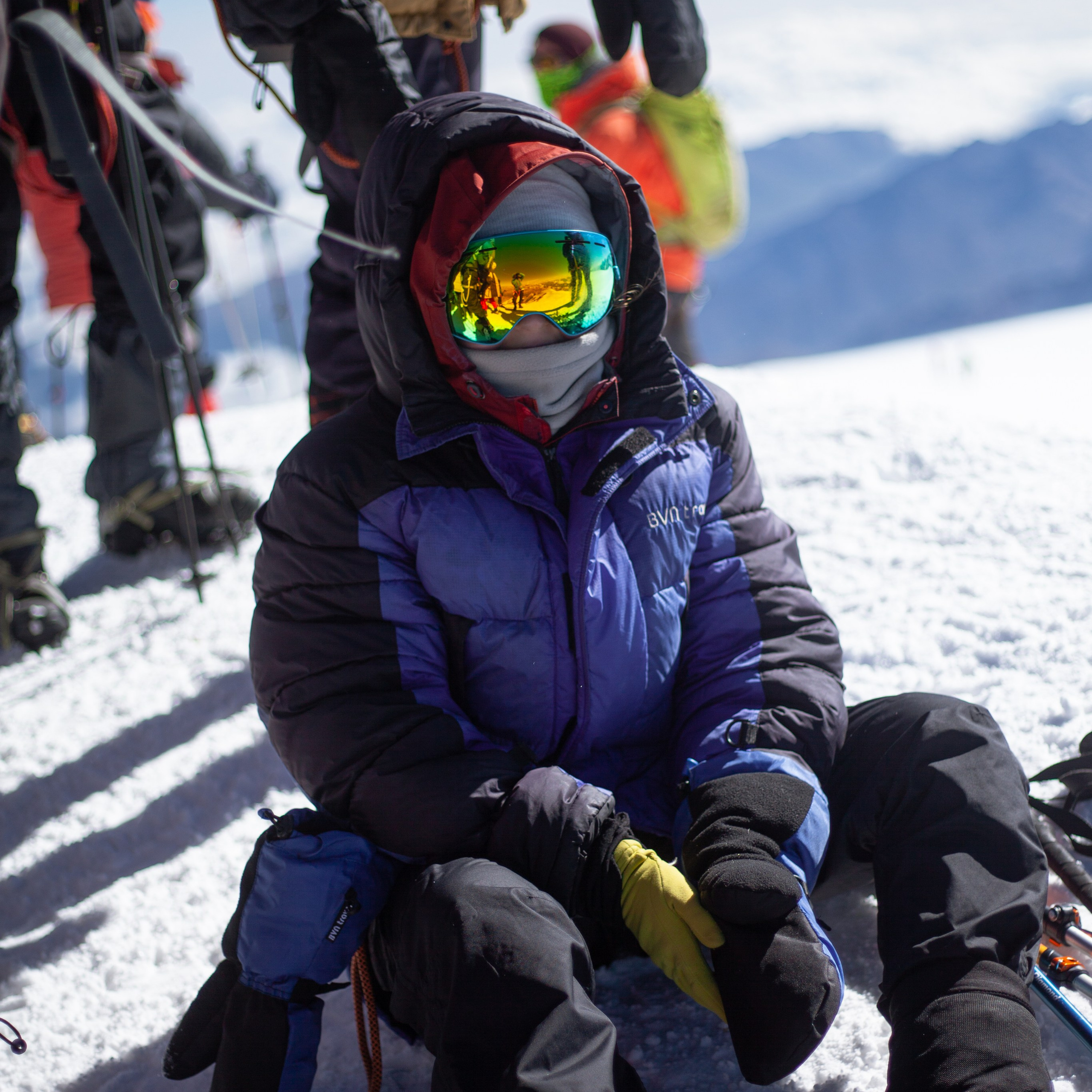 Вершина Эльбруса. Восхождение на Эльбрус. Самая высокая точка Европы 5642