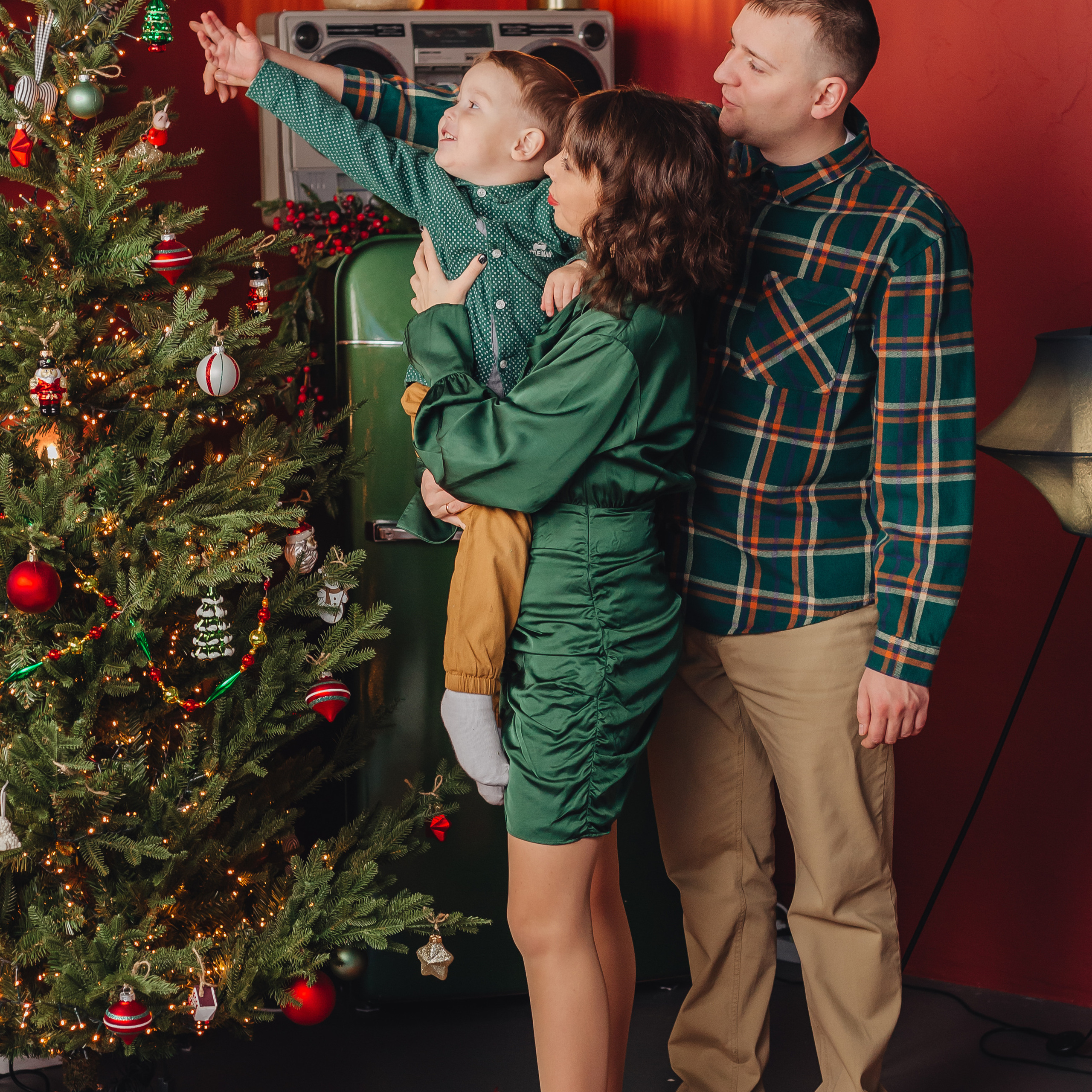 Новогодняя семейная фотосессия