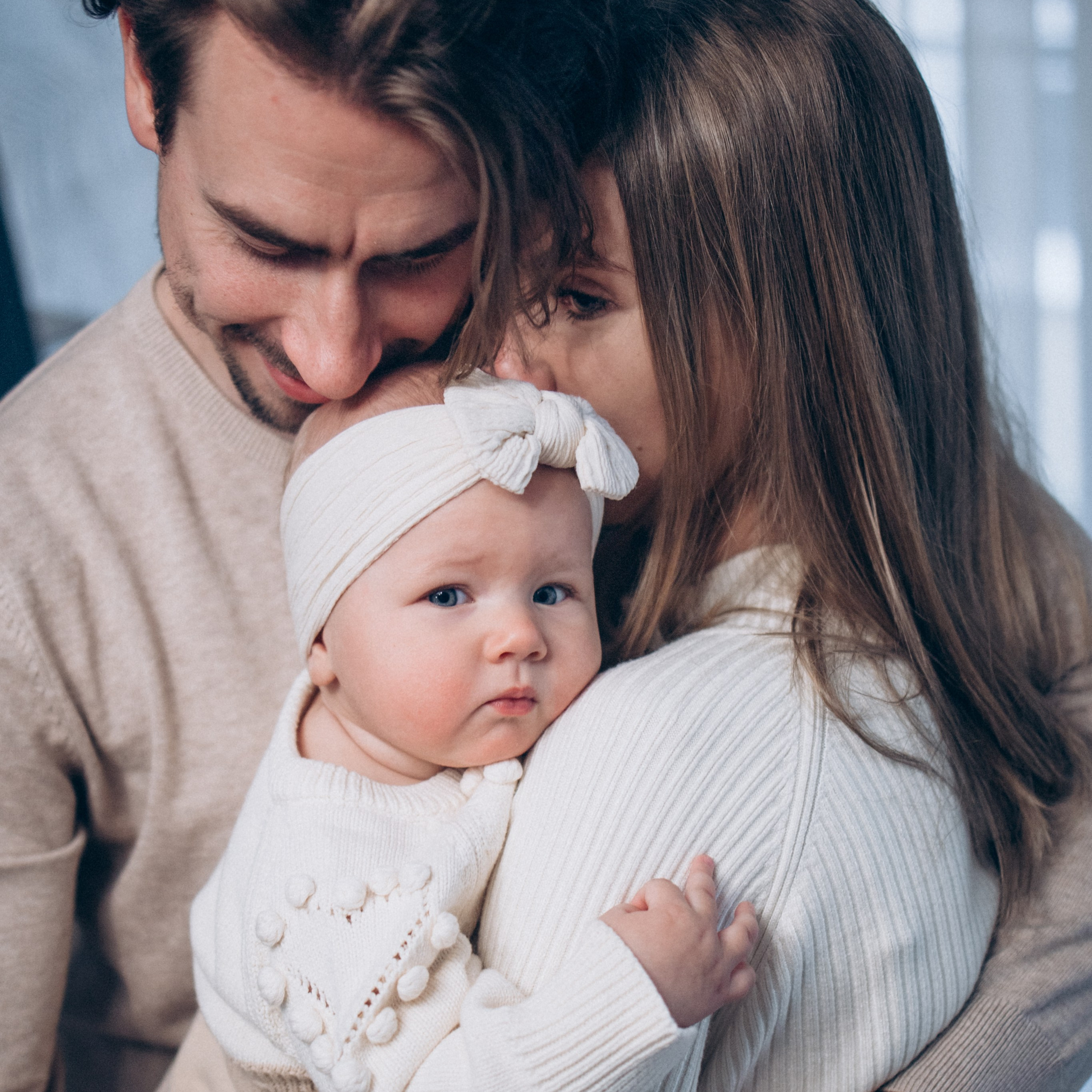 Дмитрий Кристина и малышка Яна