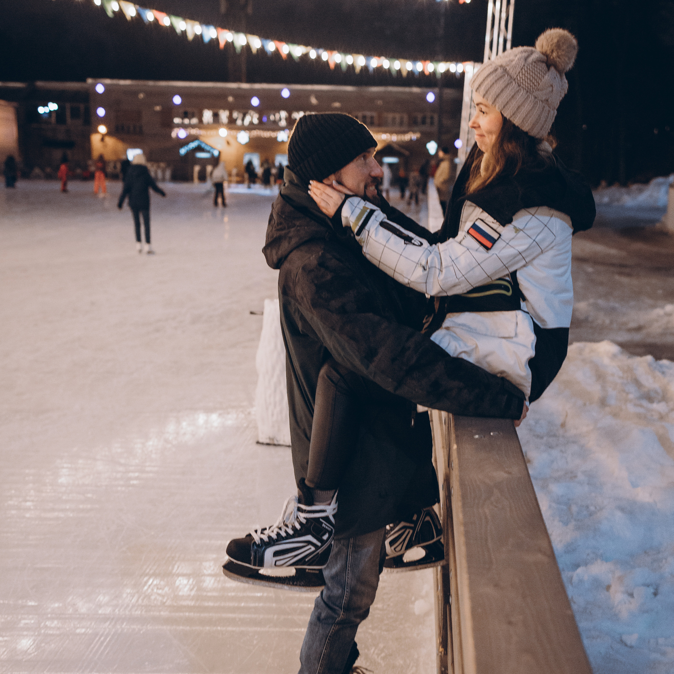 Паша+Маша. Свидание на катке.