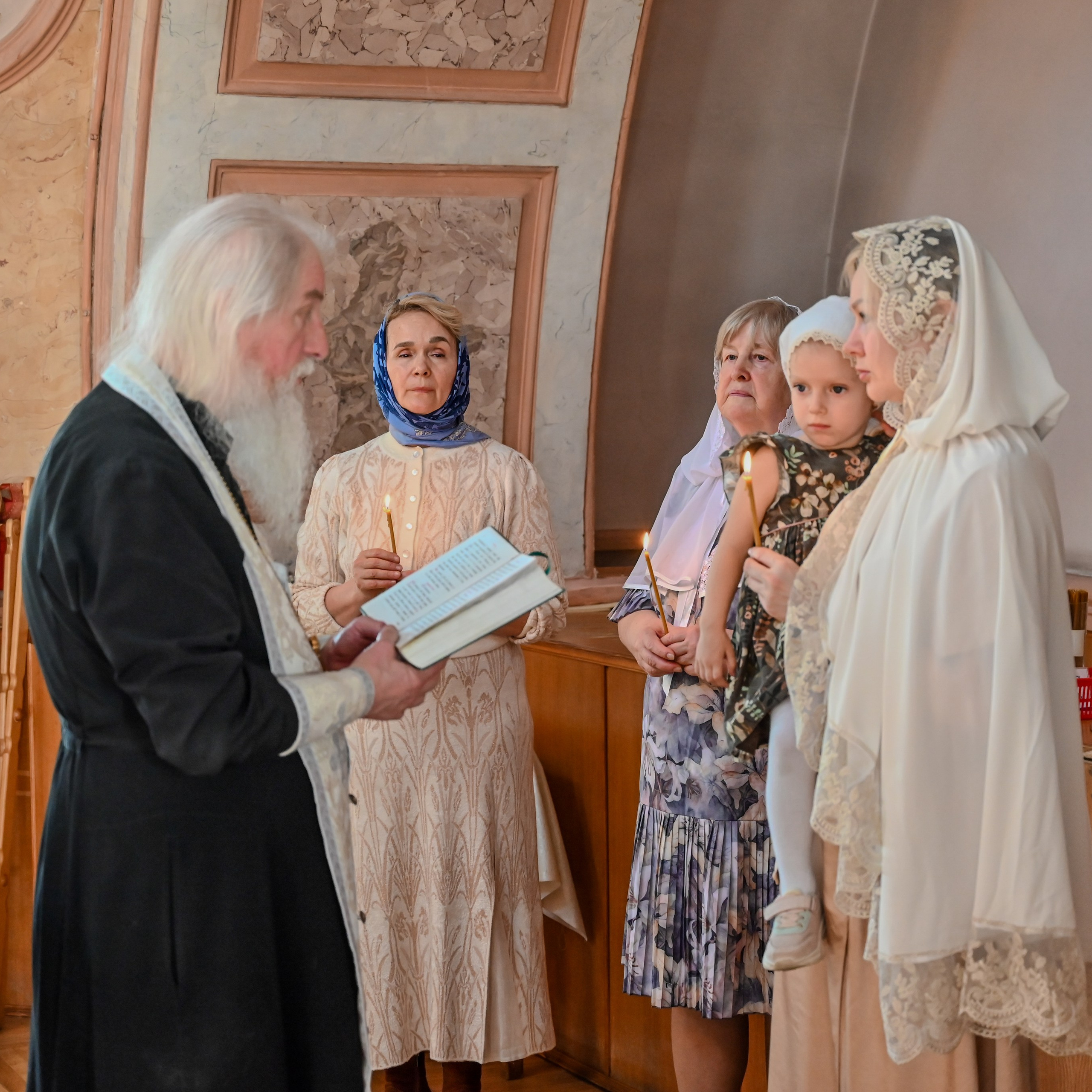 Крещение мама Анна