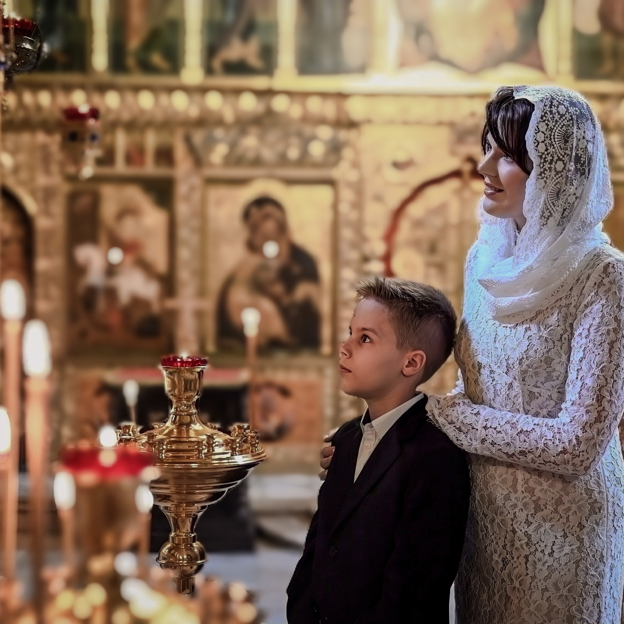 Крещение Арбат мама Ксения