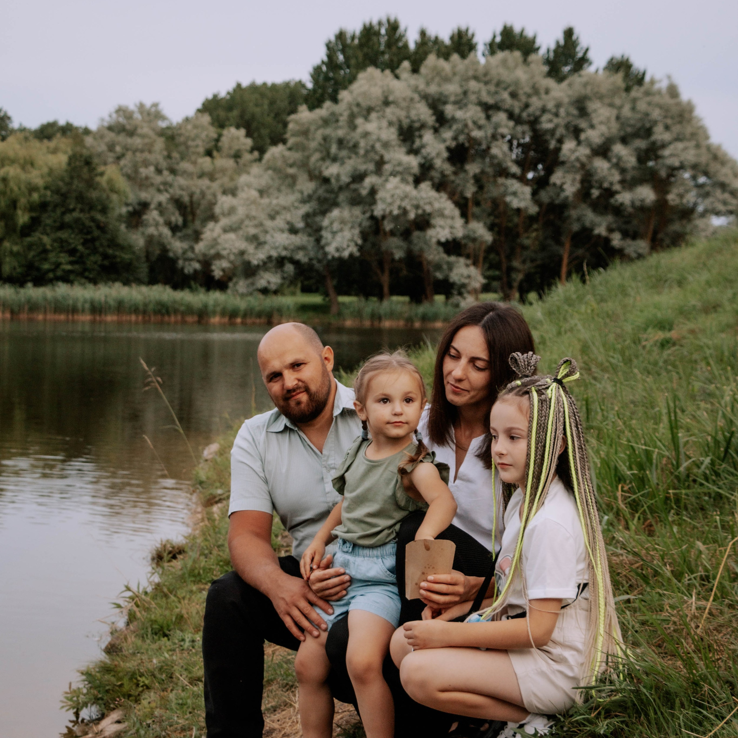 Алексей, Римма, Аннушка и Полина