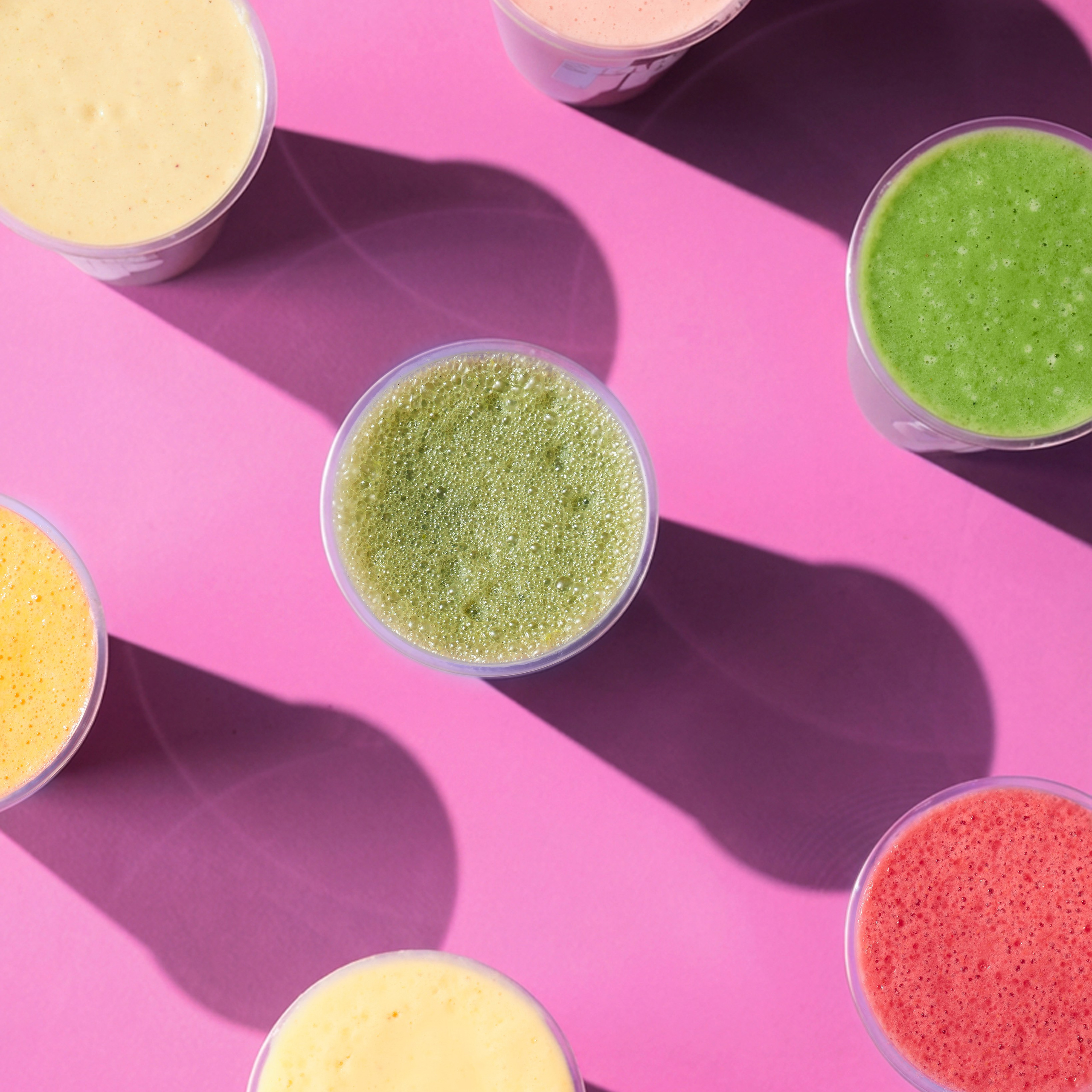 Контент для сети смузи-баров SHAKE UP. Фуд-фотограф и SMM в Москве