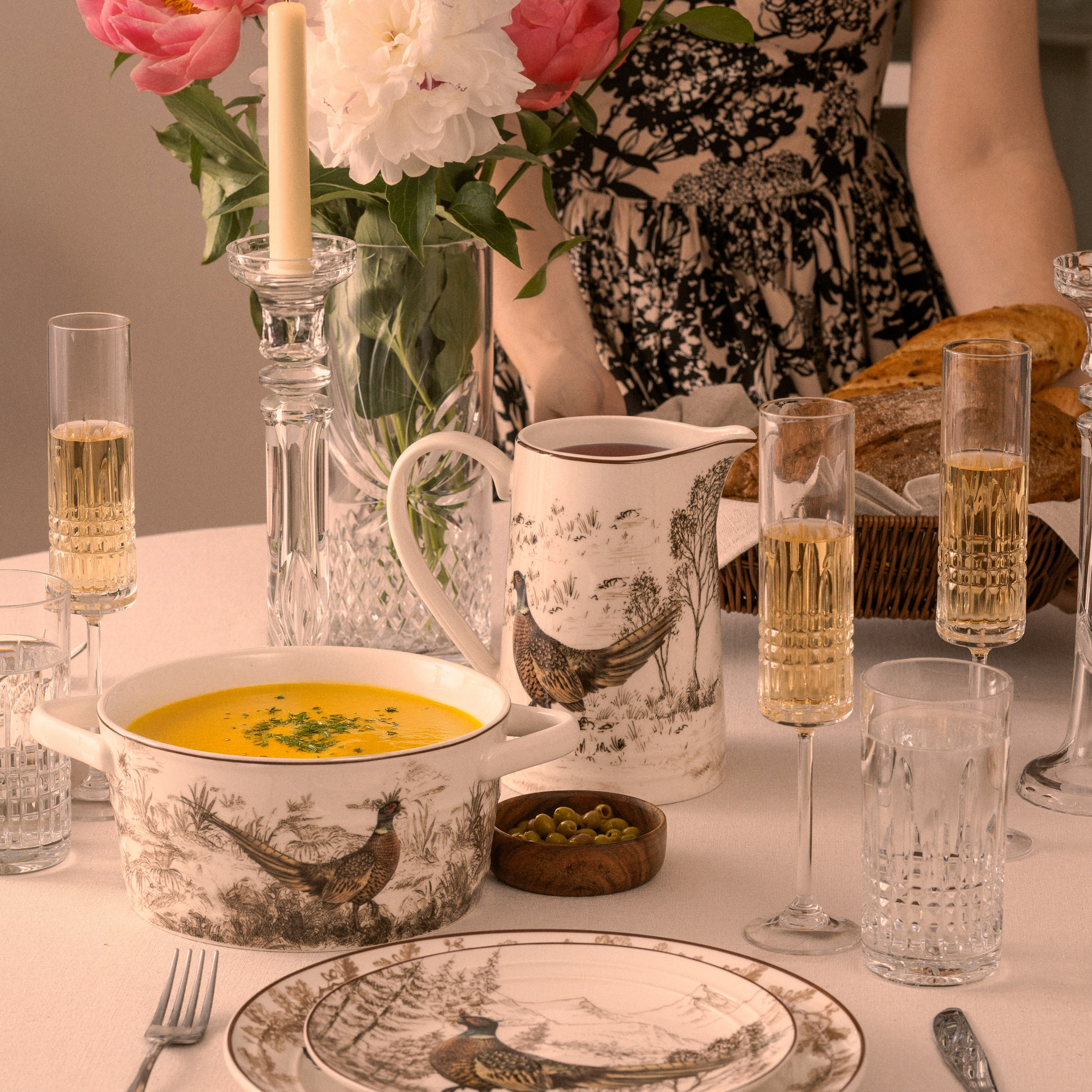 Сервиз Lefard «Охота» в стиле кантри. Фуд-фотограф и SMM в Москве