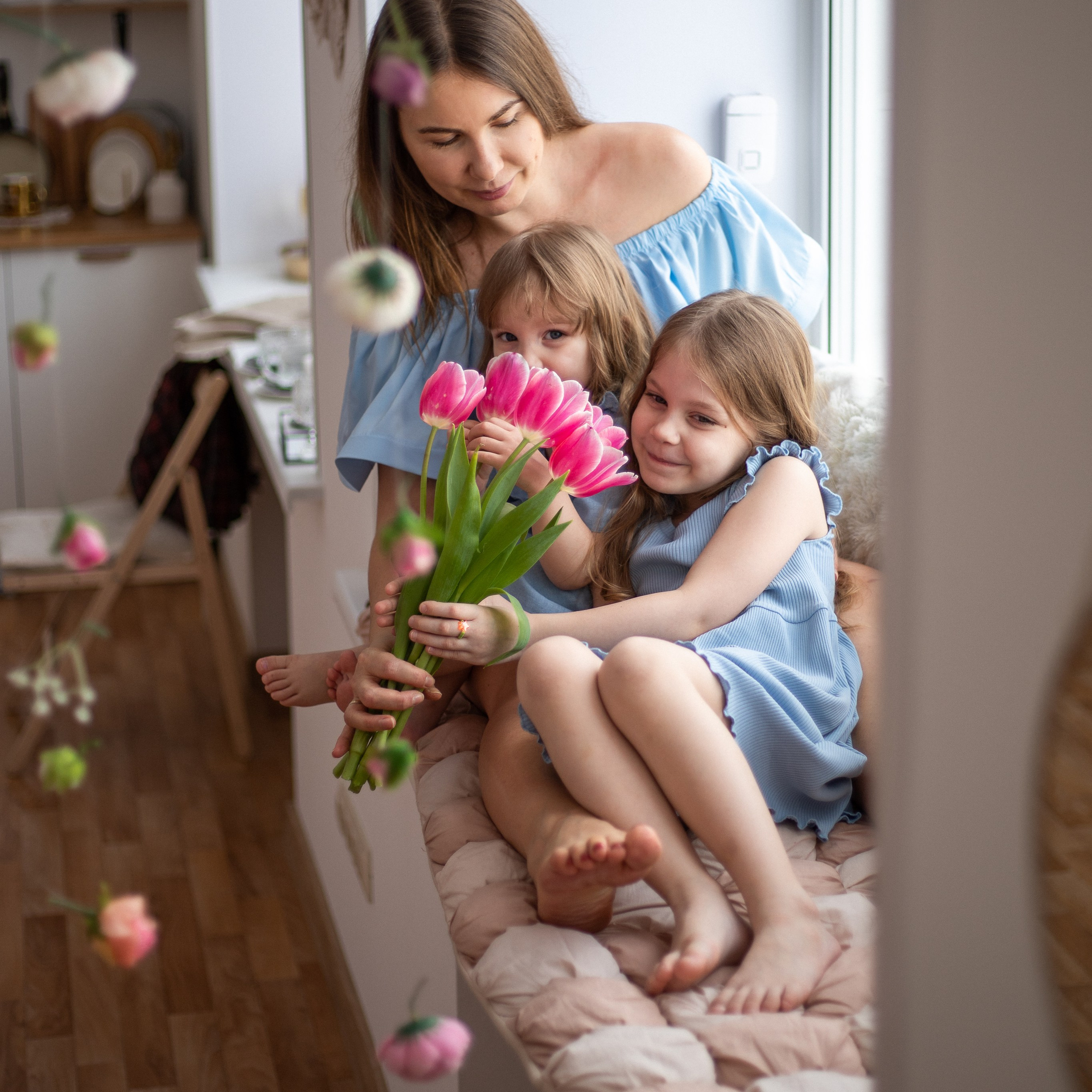 Красивые девчонки весной