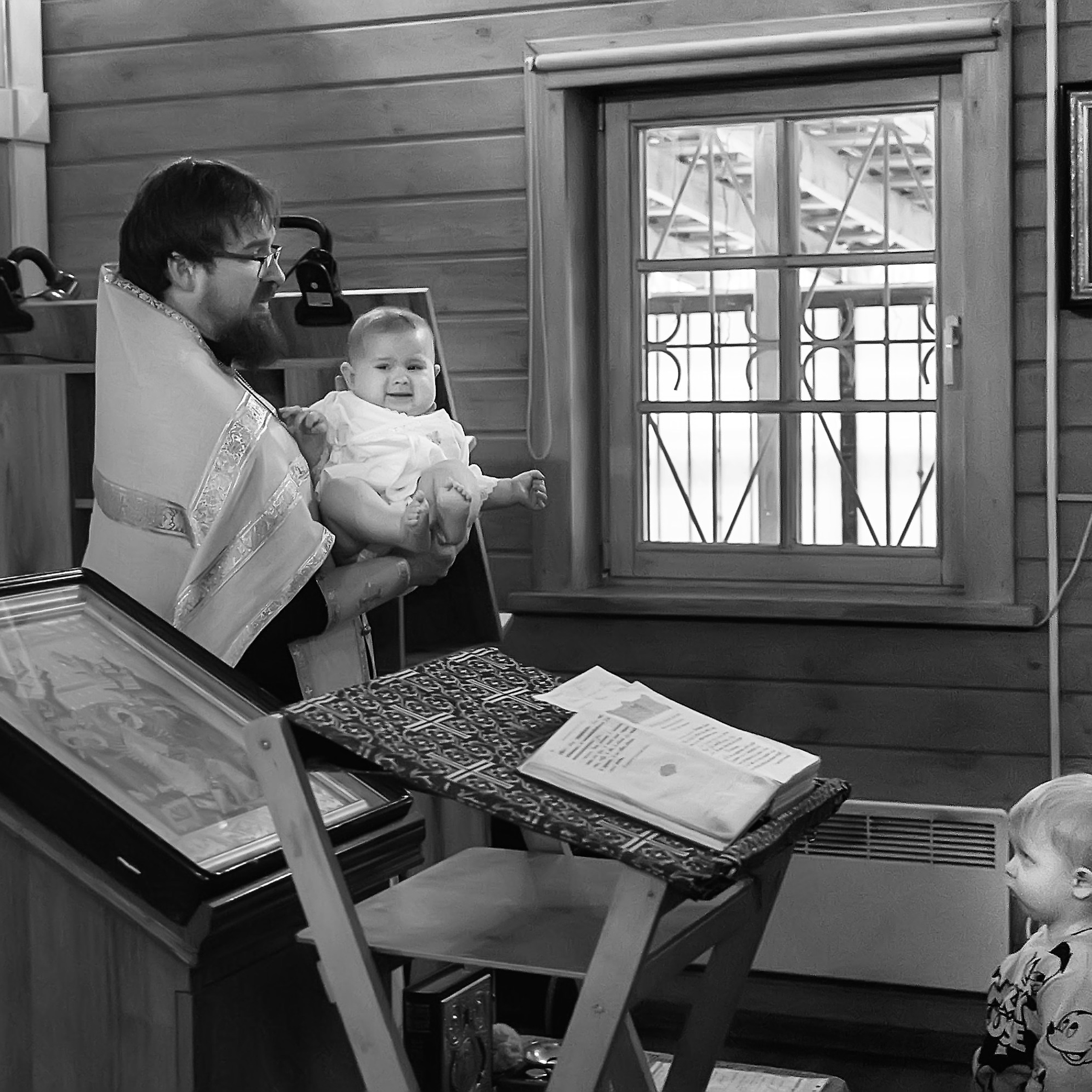 Крещение Павла в Кирилло-Мефодиевском храме (Железнодорожный)