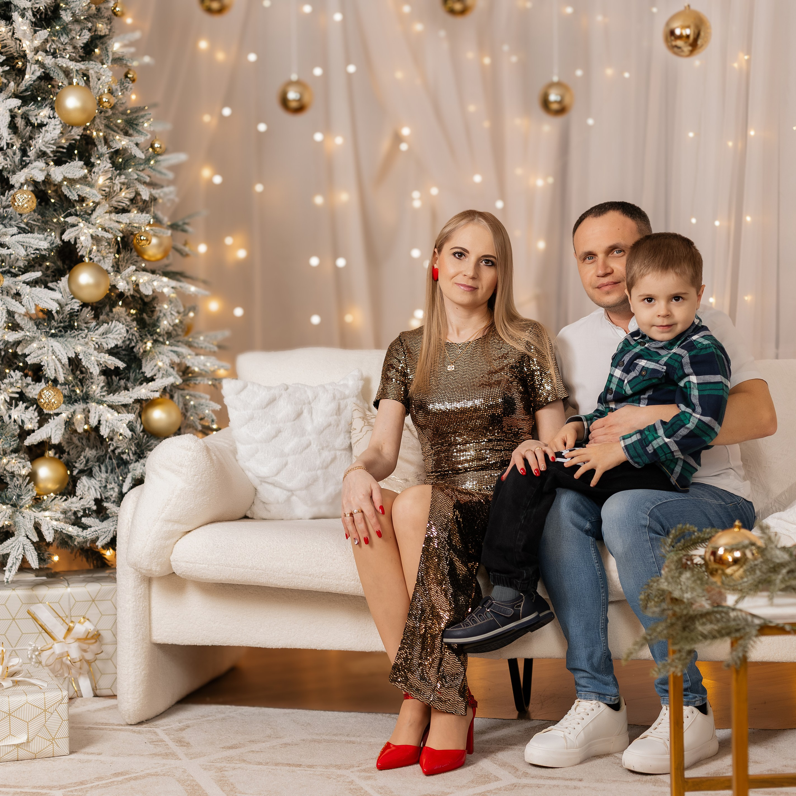 Новогодняя семейная съемка