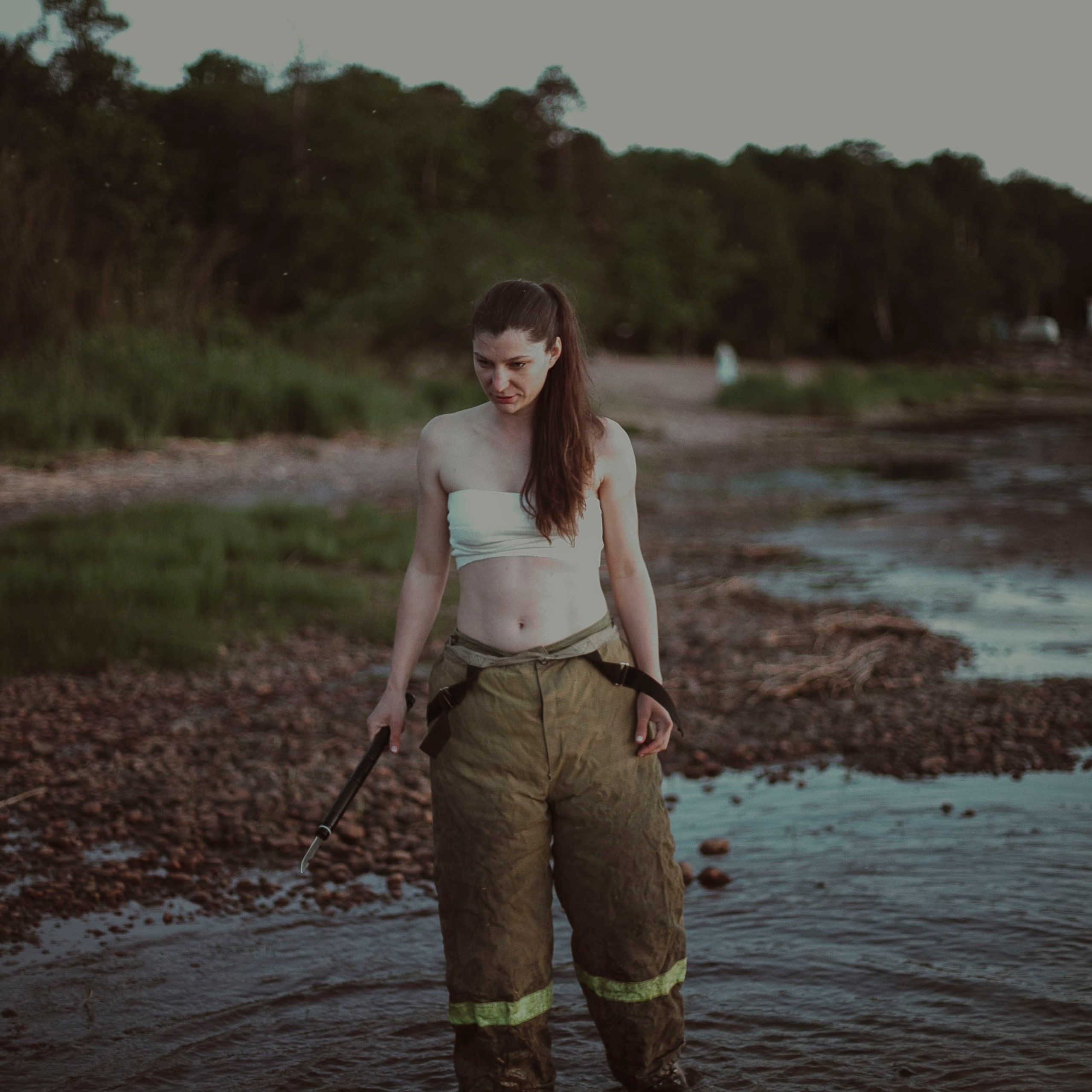 Настя. Фотосессия с огнем и водой. Эротический фотограф Ирина Подборская (18+)