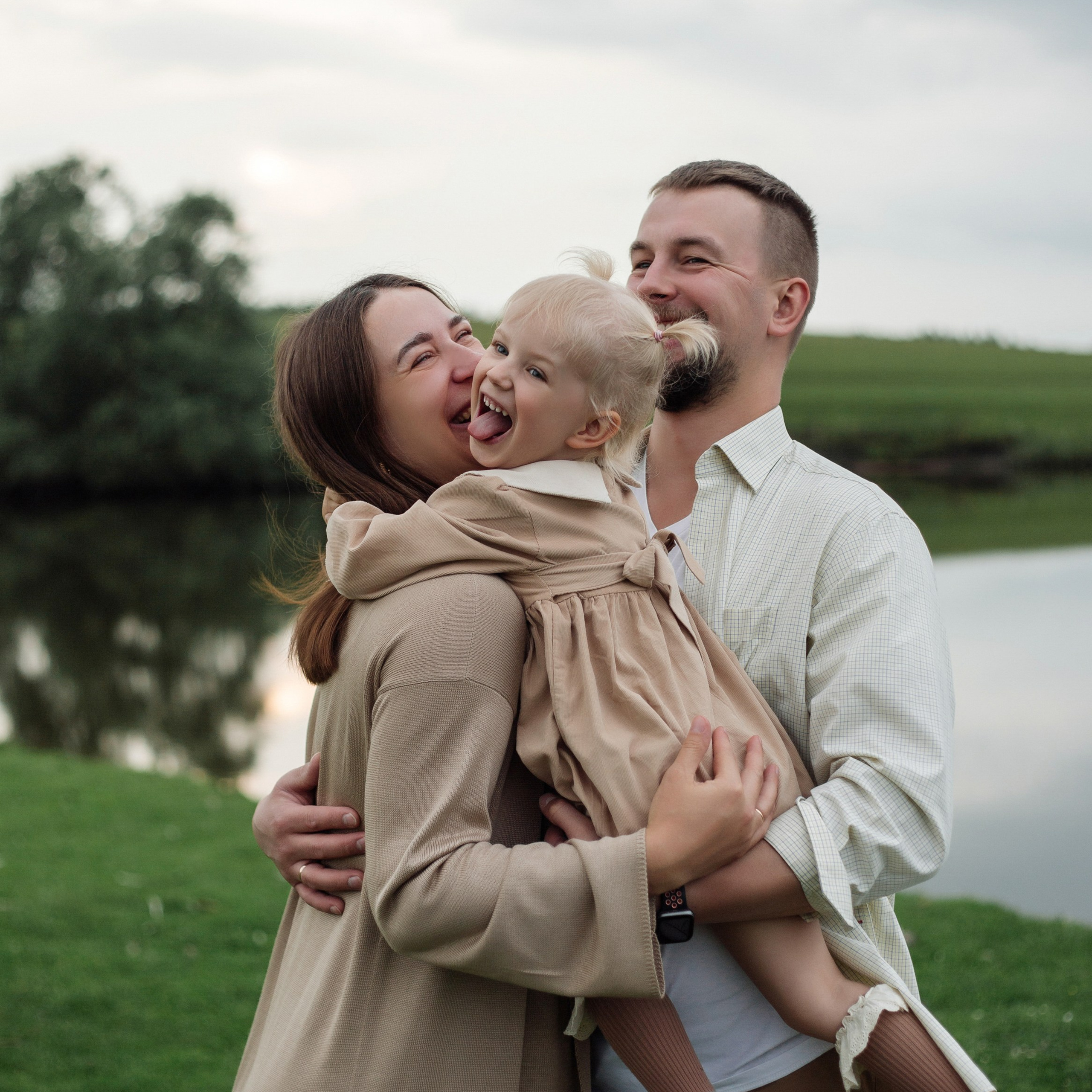 Дмитрий, Ольга и Верочка