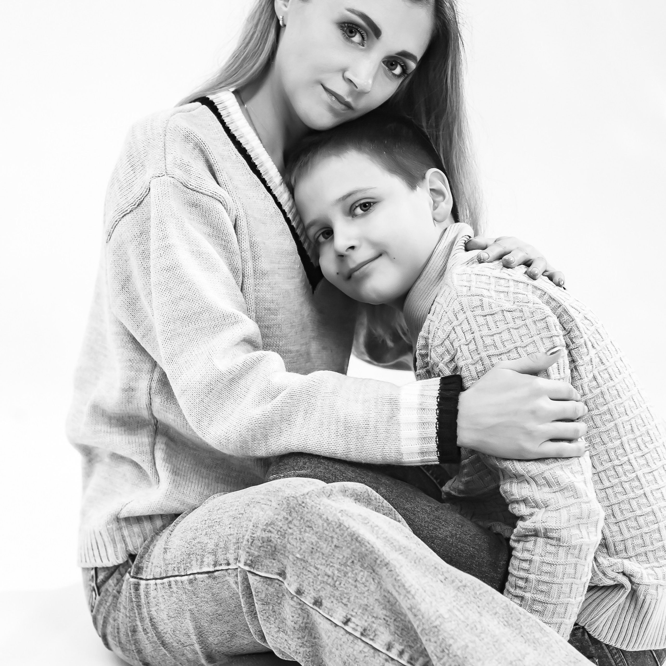 Ольга с сыном