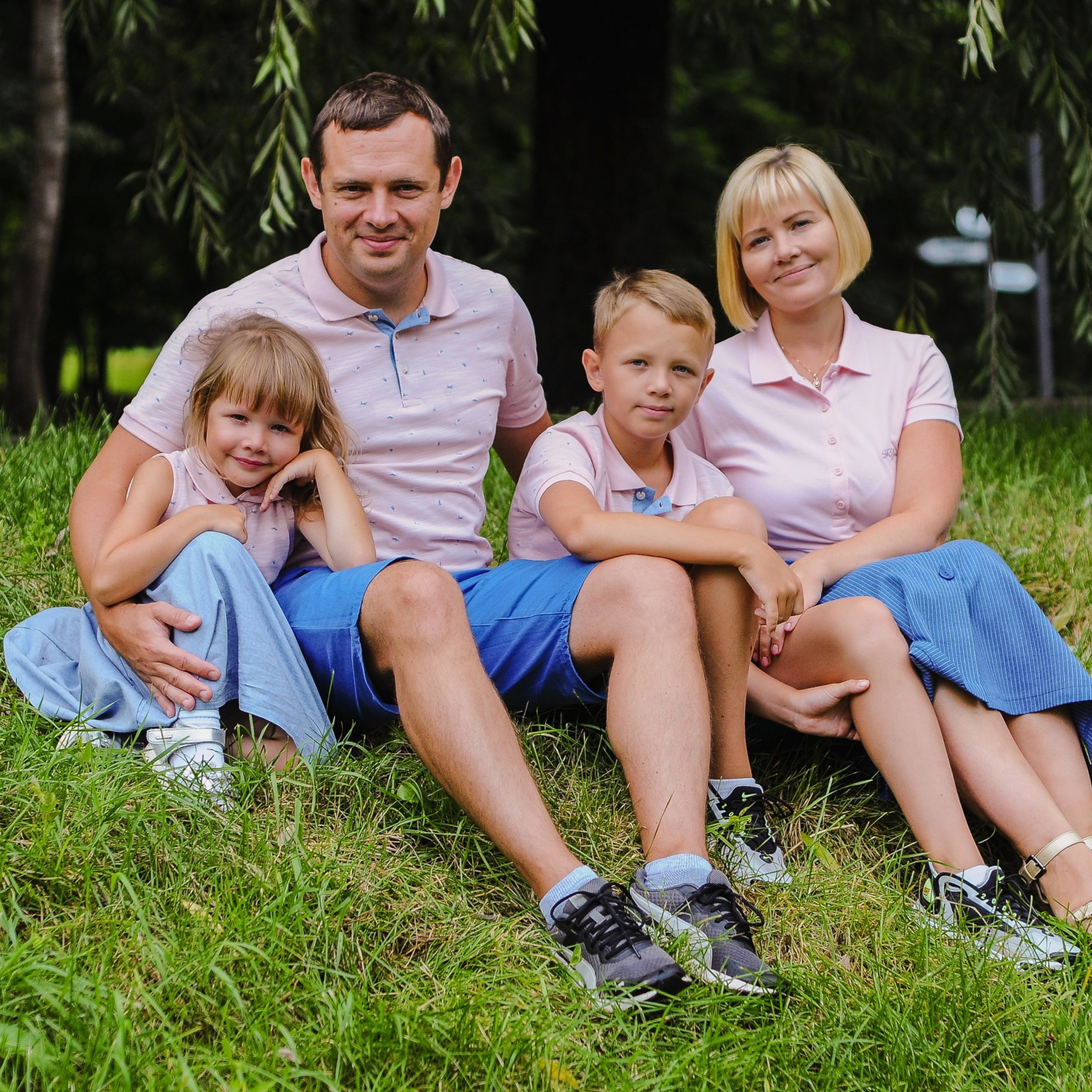 2020 Семейная фотопрогулка Максим, Ольга, Артем и Алиса