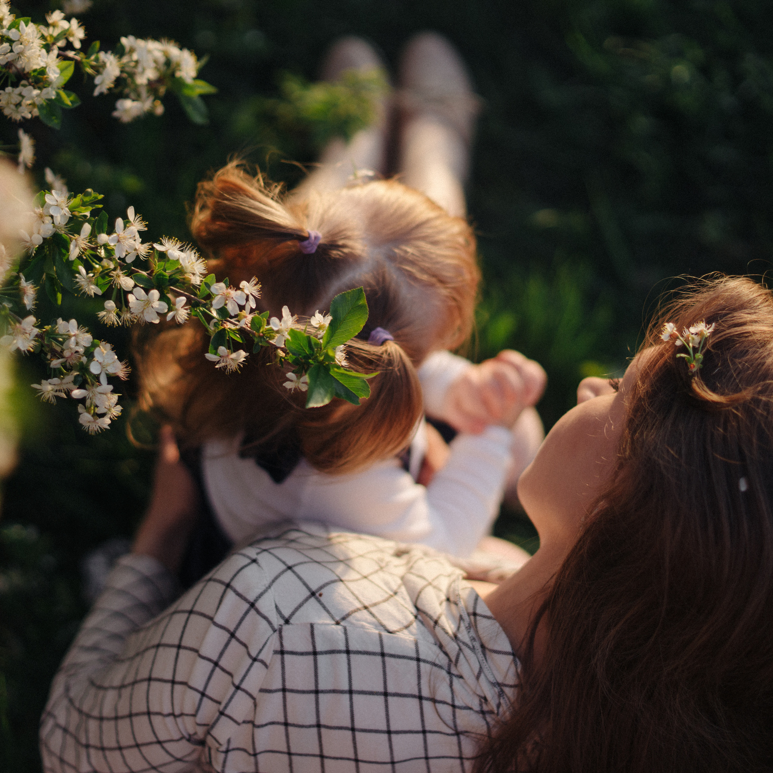 Ирина с дочкой Викой всенняя фотосессия