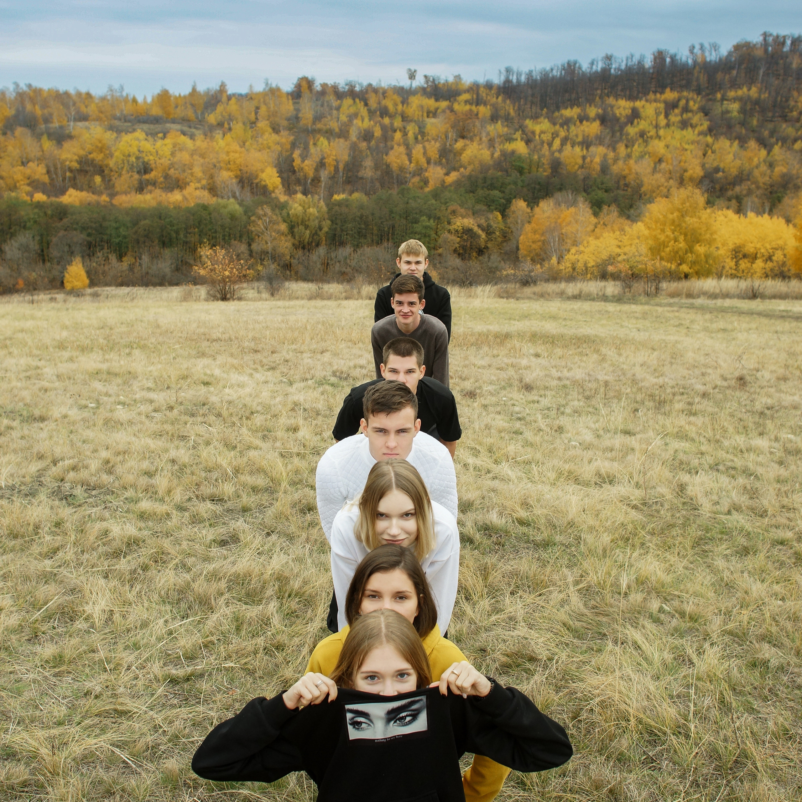 11 класс- СОШ 8 — выпуск 2022 — съёмка для альбома