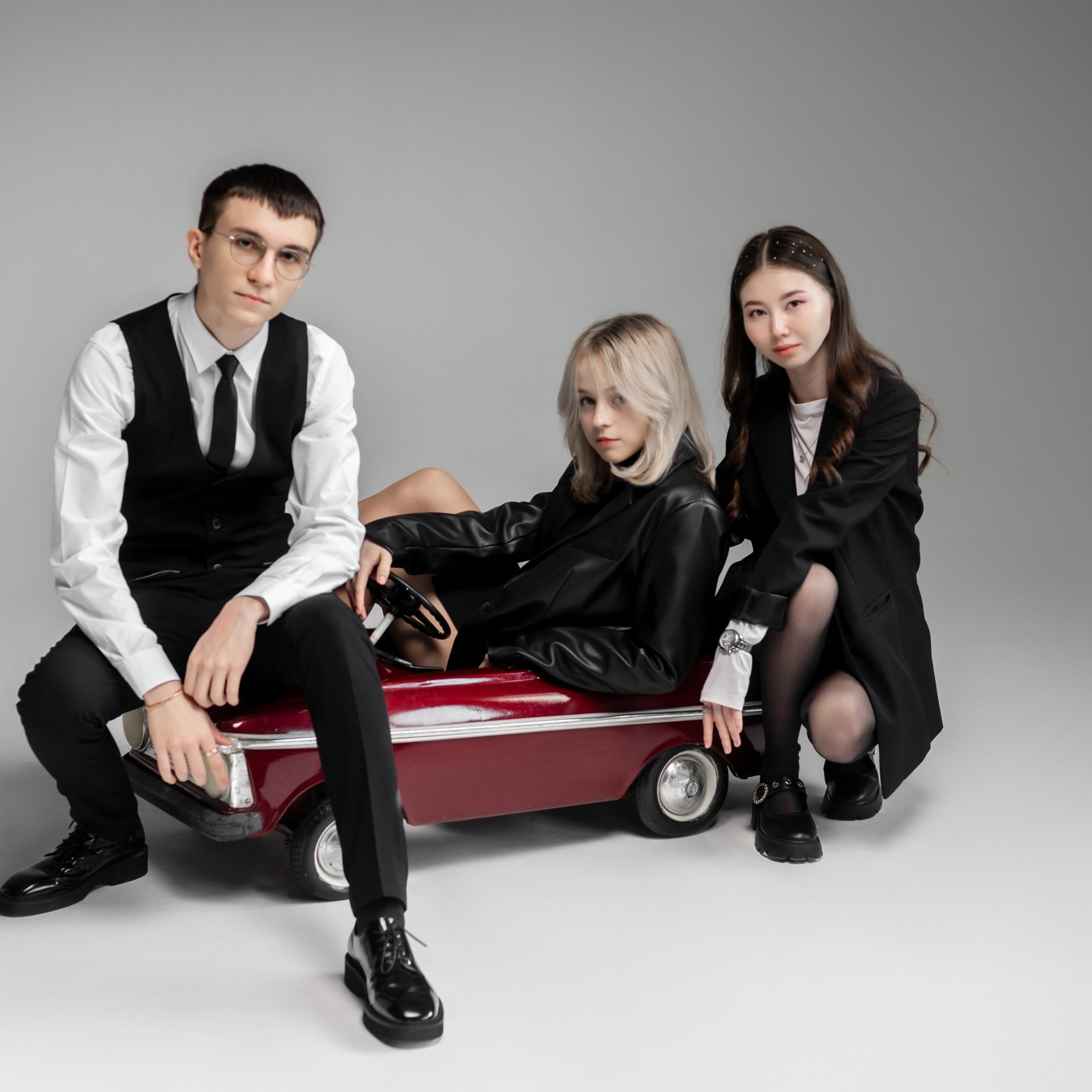 сьемка в студии на белой циклораме