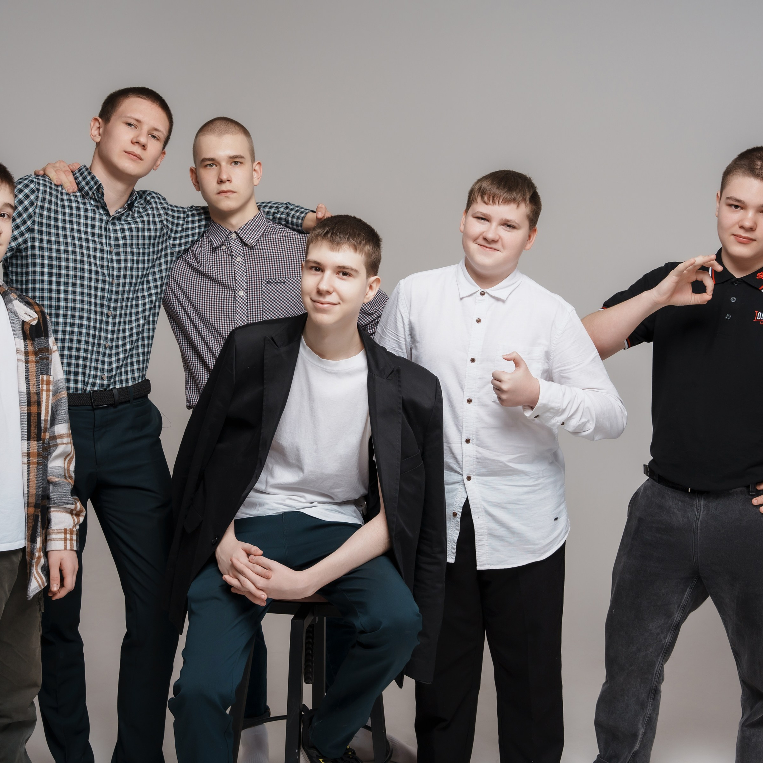 групповые на&nbsp;белой циклораме