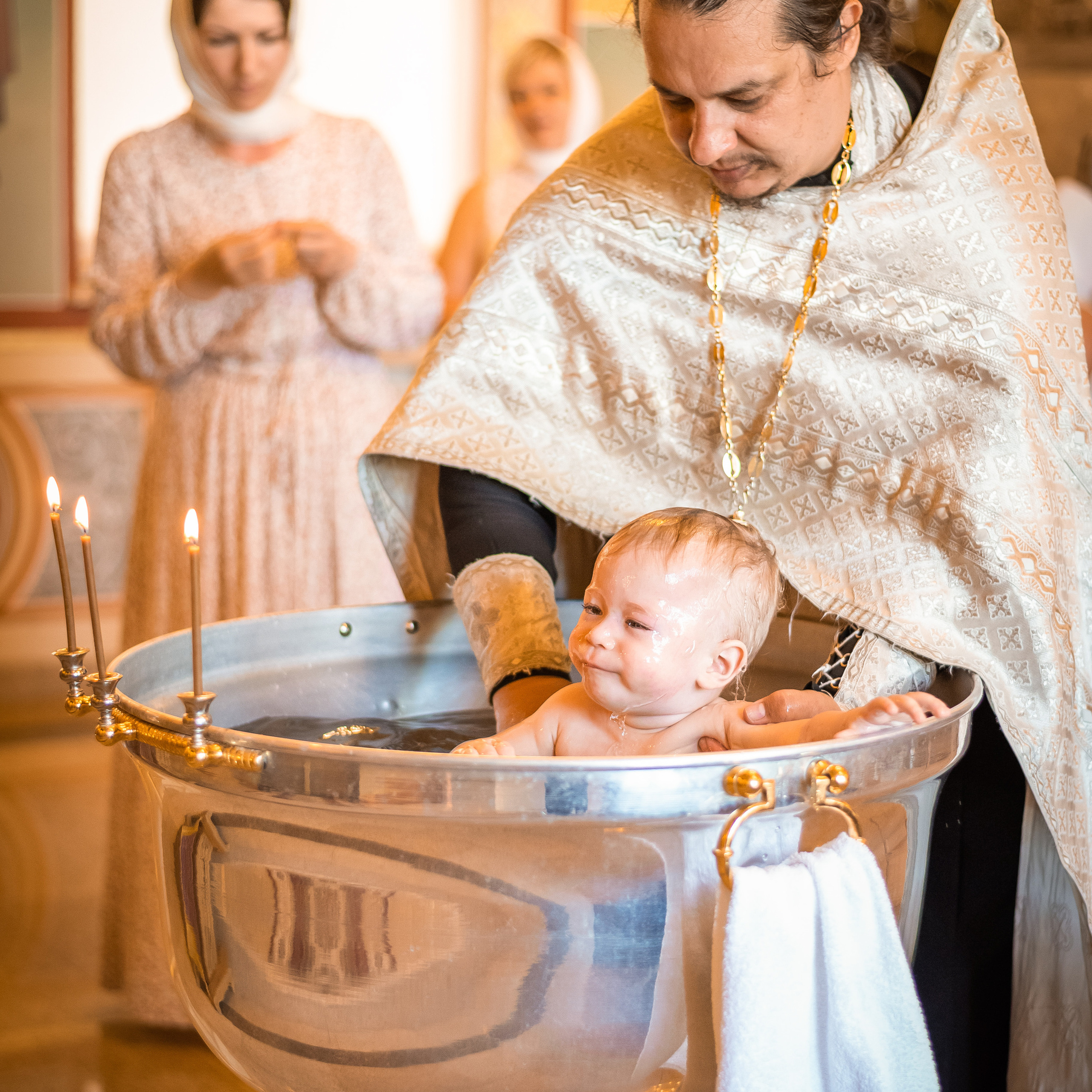 Таинство крещения Михаила