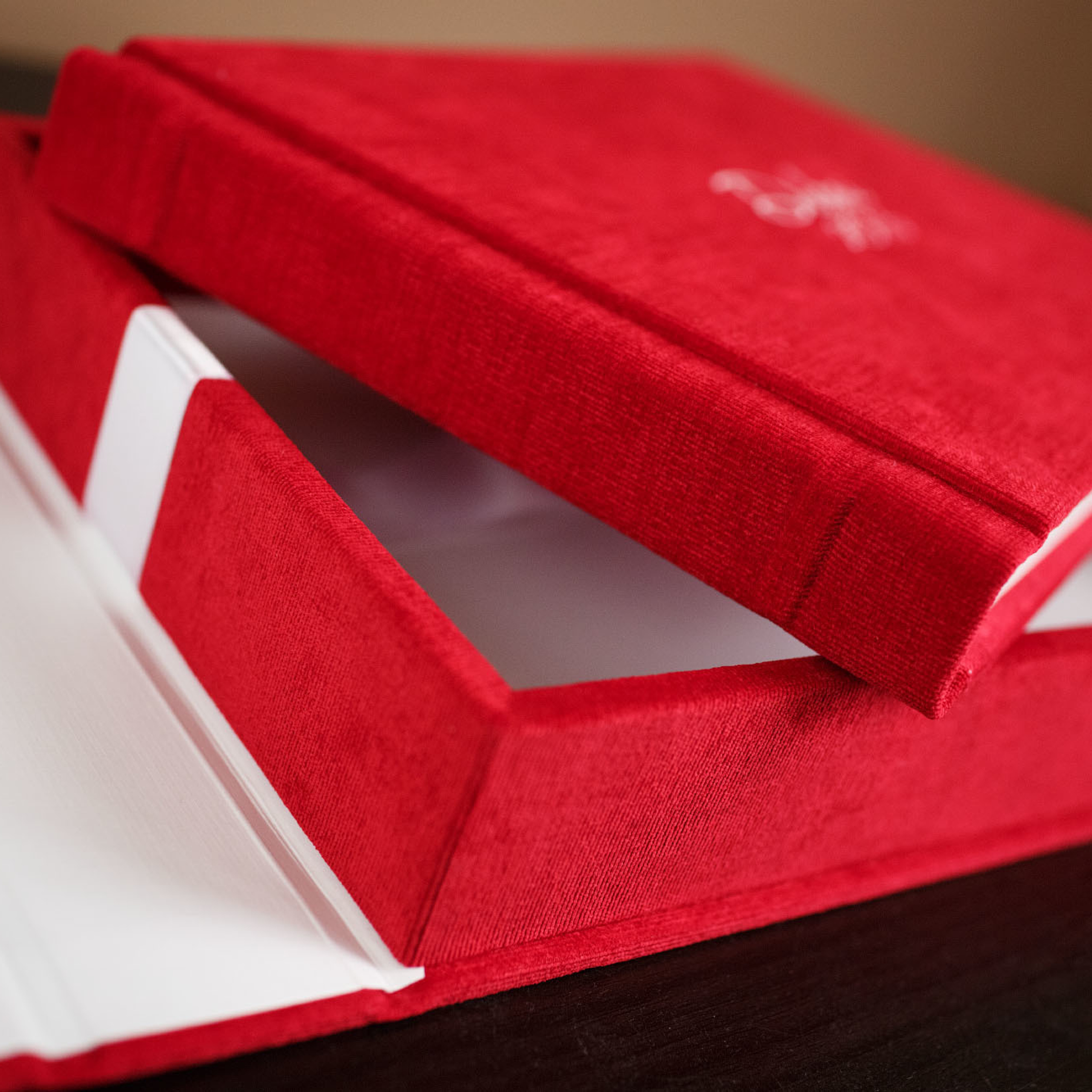 Красная фотокнига из ткани. Фотограф в Москве Татьяна Байкова