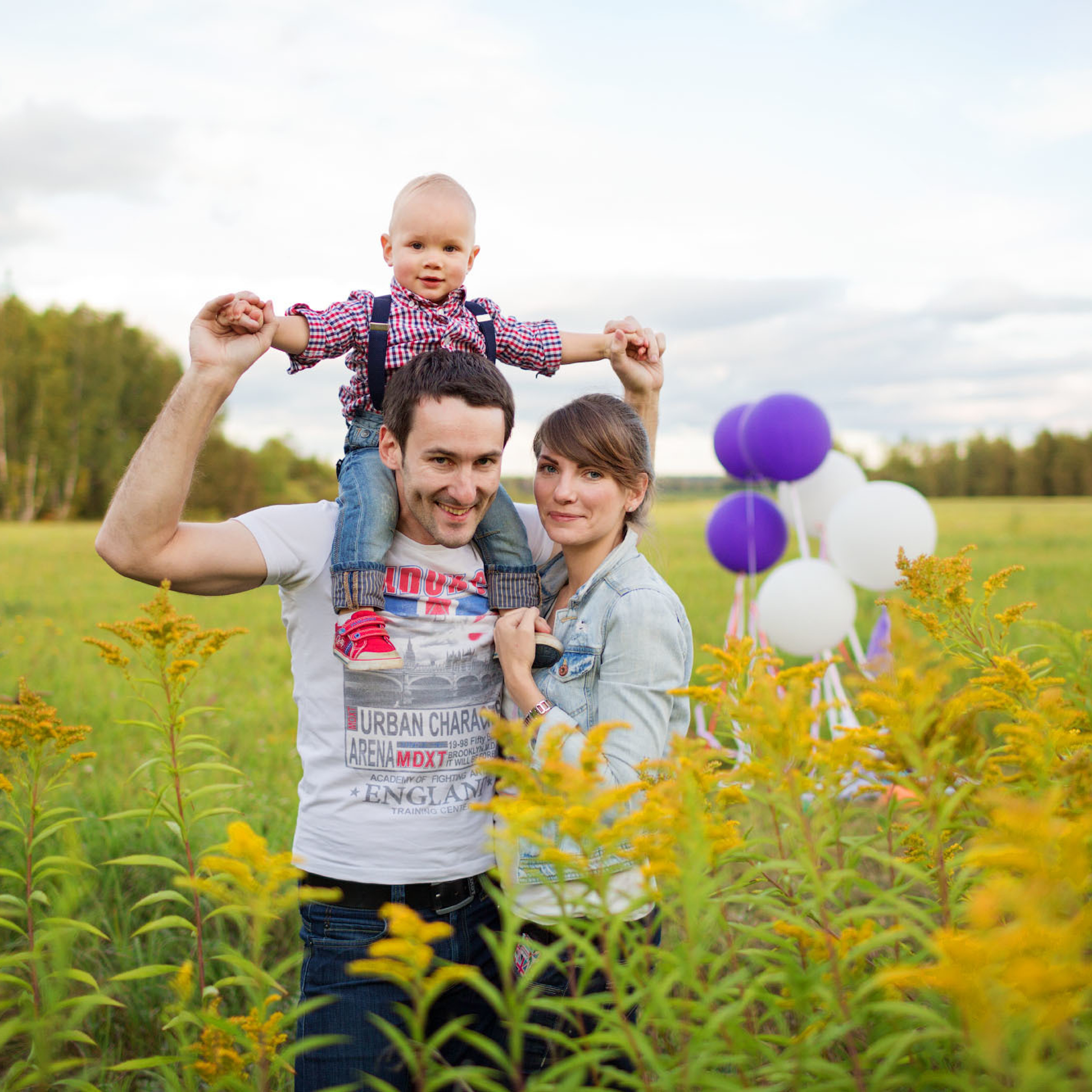 Фотосессия на первый день рождения Кирюши. Фотограф в Москве Татьяна Байкова