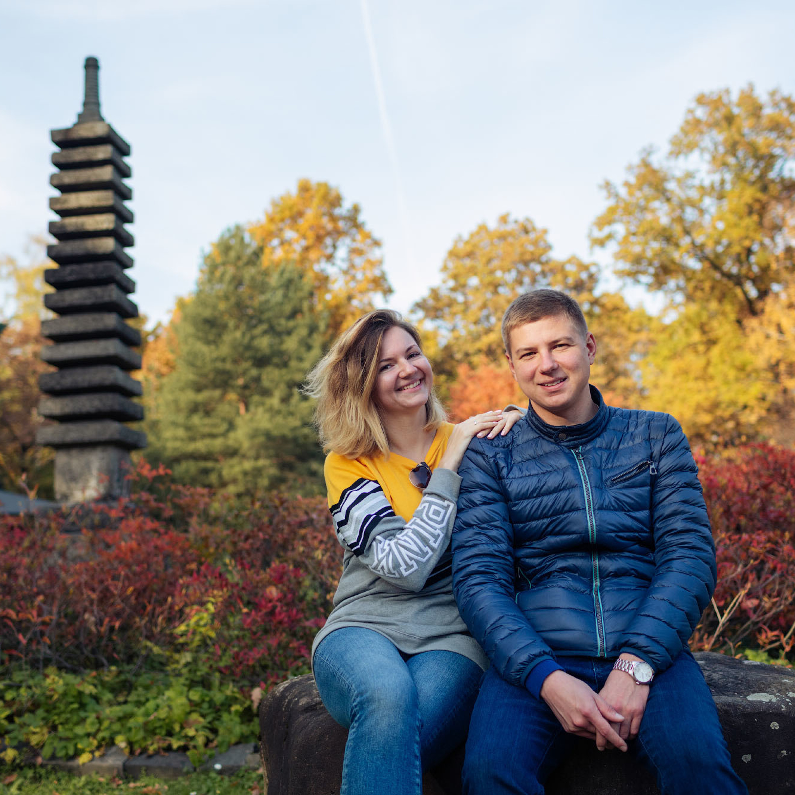 Семейная фотосессия в Ботаническом саду. Фотограф в Москве Татьяна Байкова