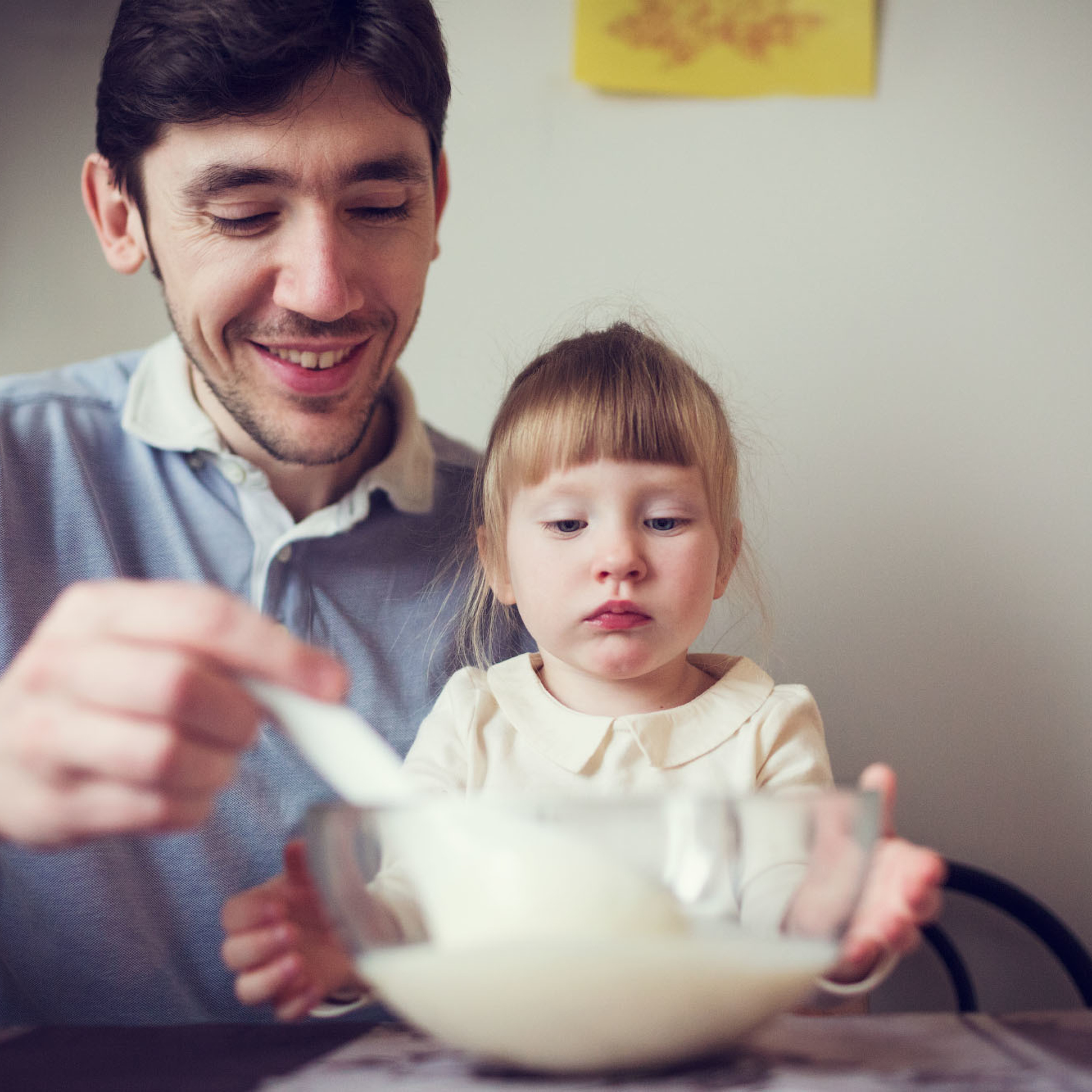 Домашняя семейная фотосессия с блинами. Фотограф в Москве Татьяна Байкова