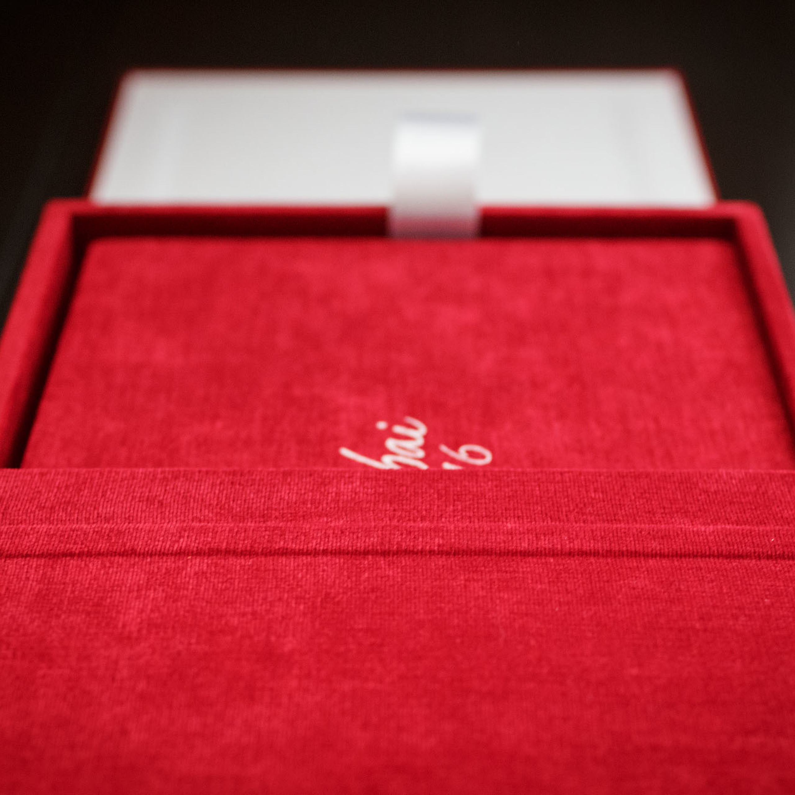 Красная фотокнига из ткани. Фотограф в Москве Татьяна Байкова