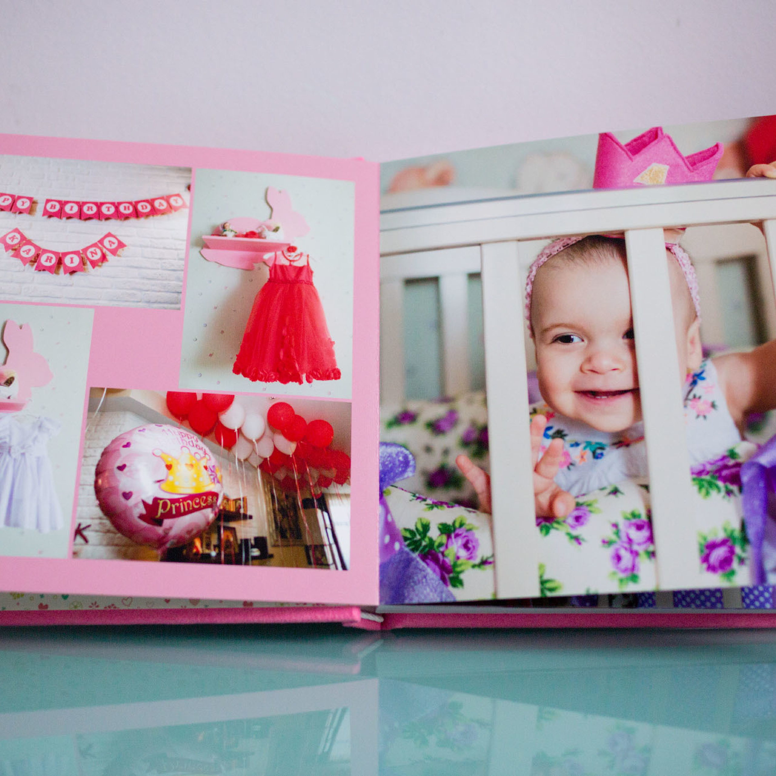 Детская фотокнига на годик. Фотограф в Москве Татьяна Байкова