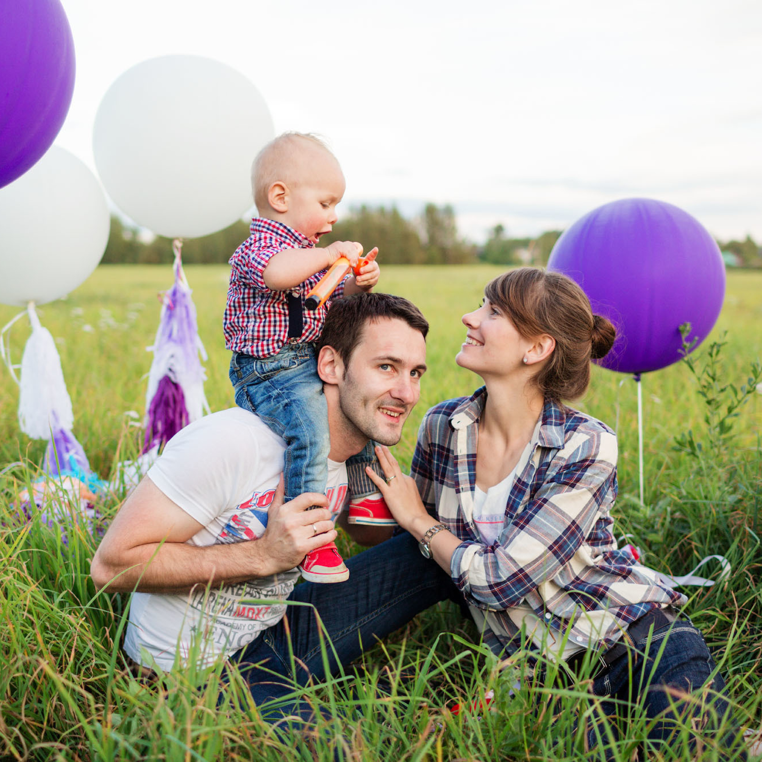 Фотосессия на первый день рождения Кирюши. Фотограф в Москве Татьяна Байкова