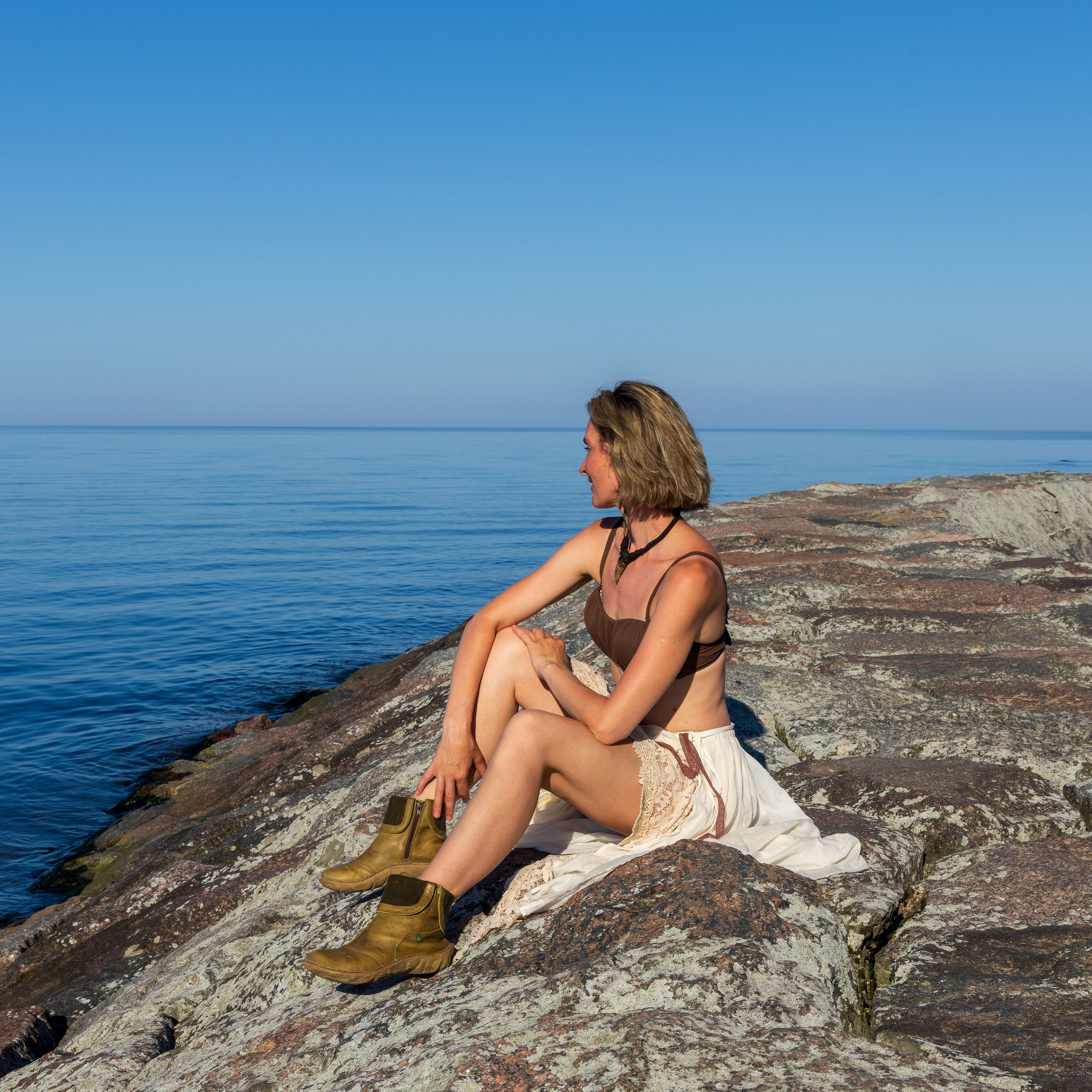 Юля на маяке. Портретный и семейный фотограф Санкт-Петербург
