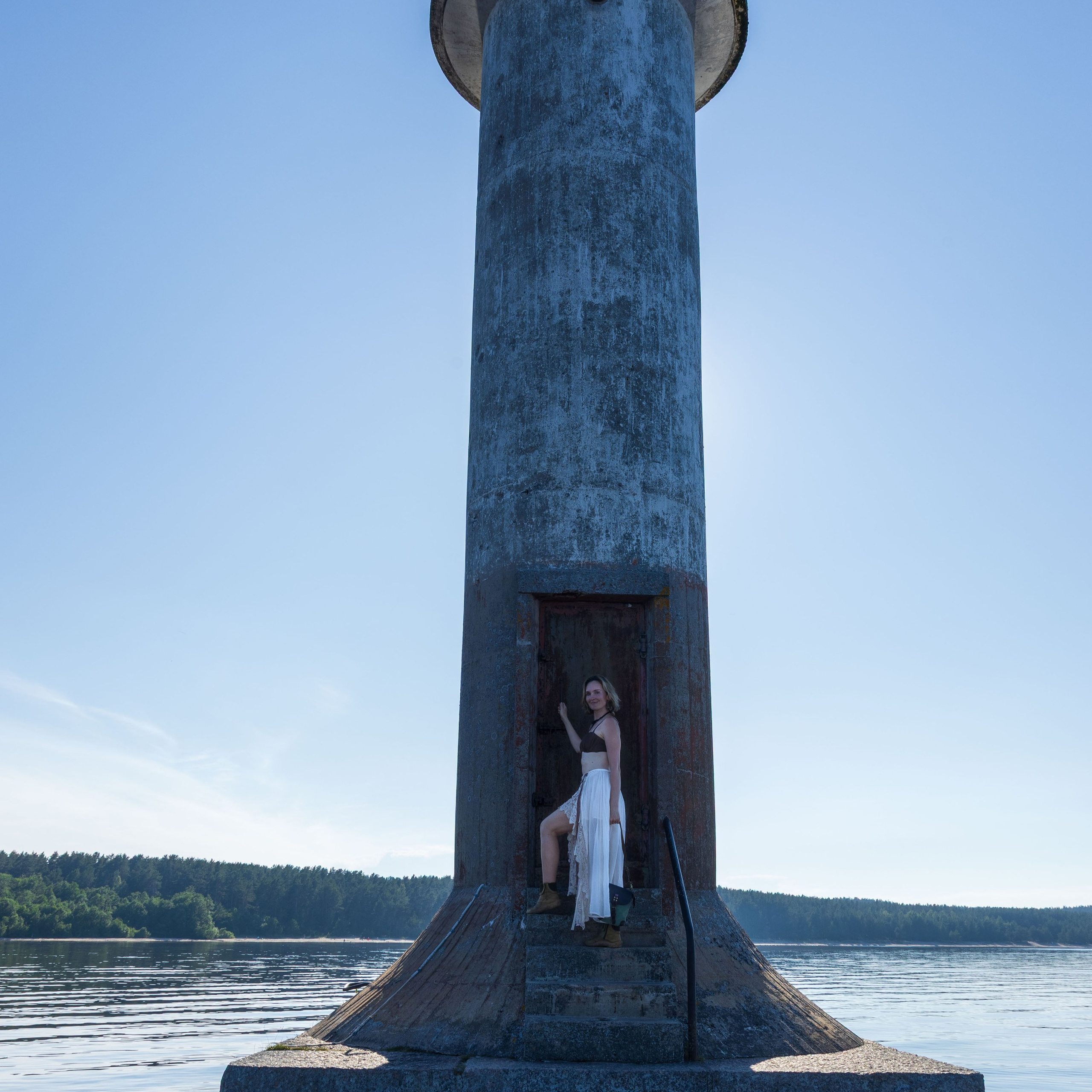 Юля на маяке. Портретный и семейный фотограф Санкт-Петербург