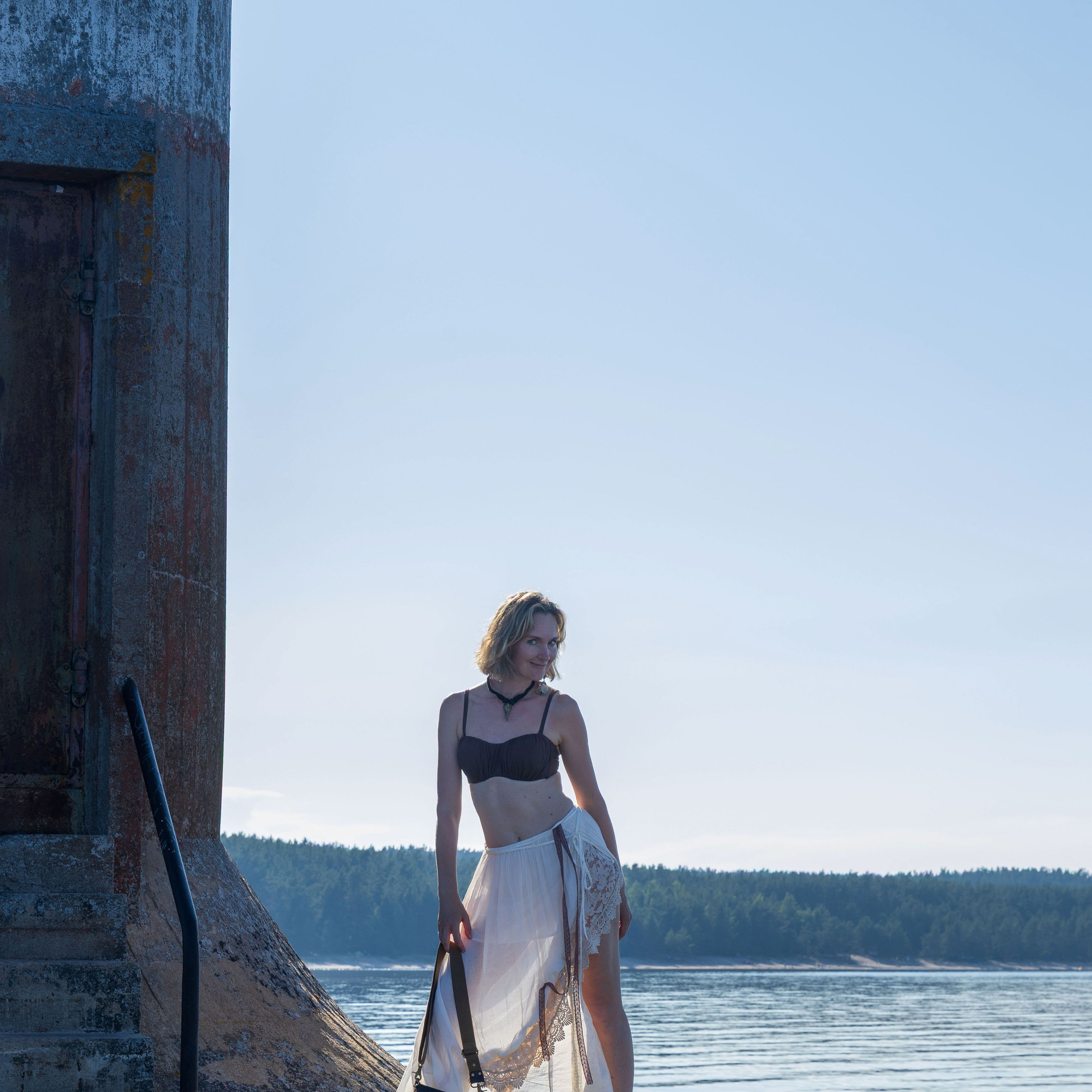 Юля на маяке. Портретный и семейный фотограф Санкт-Петербург