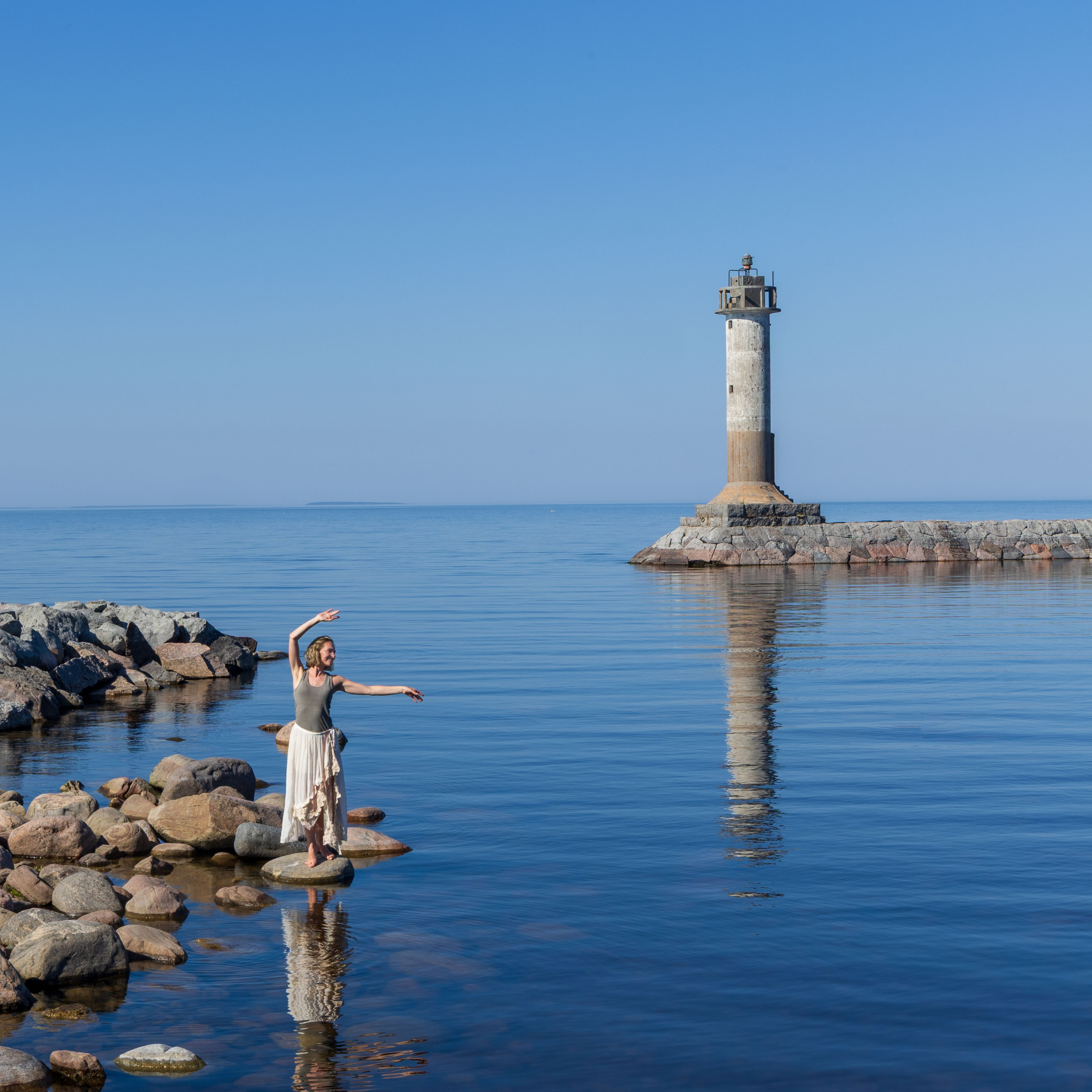Юля на маяке. Портретный и семейный фотограф Санкт-Петербург