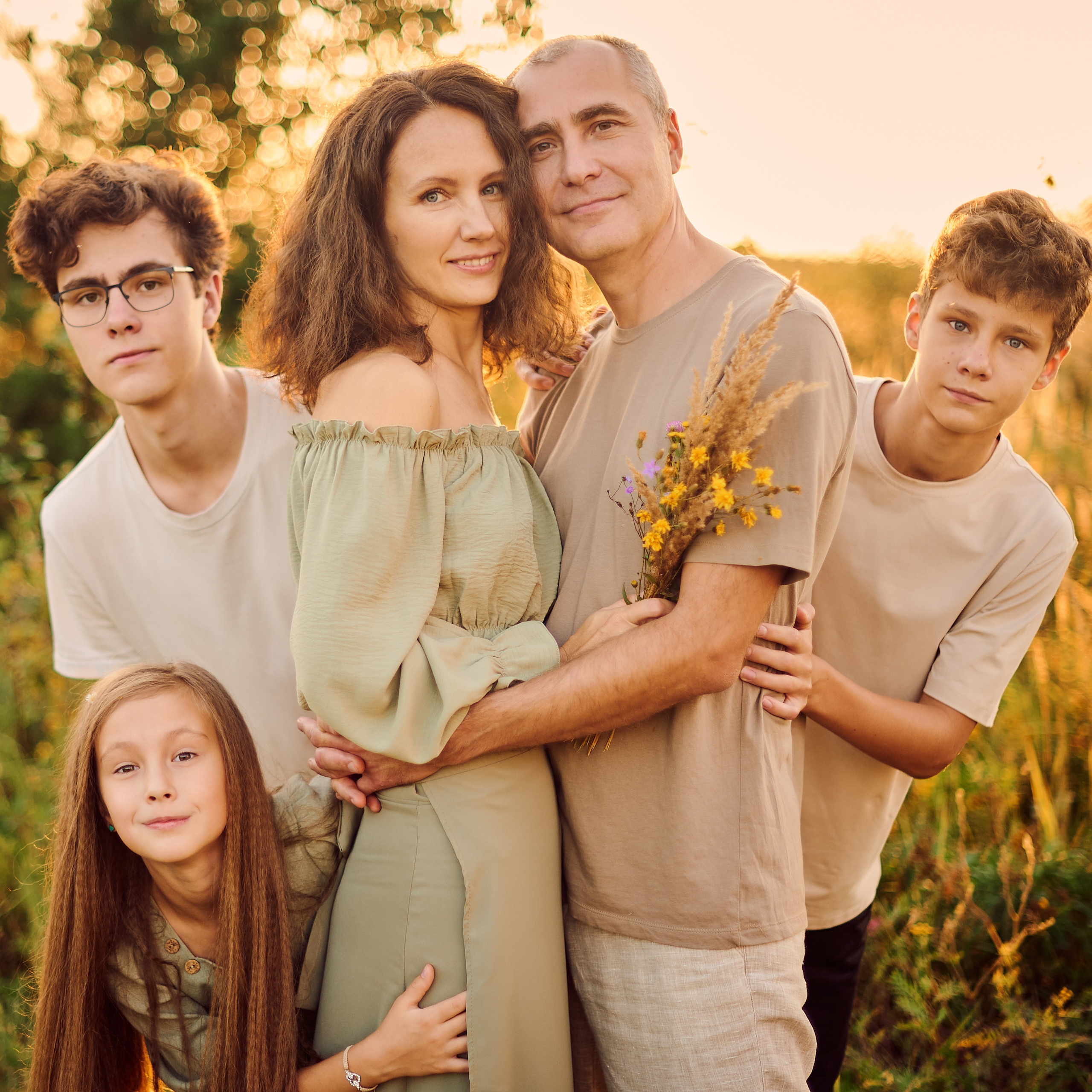 НА ЗАКАТЕ | НАСТЯ, ВИТЯ, МАША, ЛЕША и ЖЕНЯ