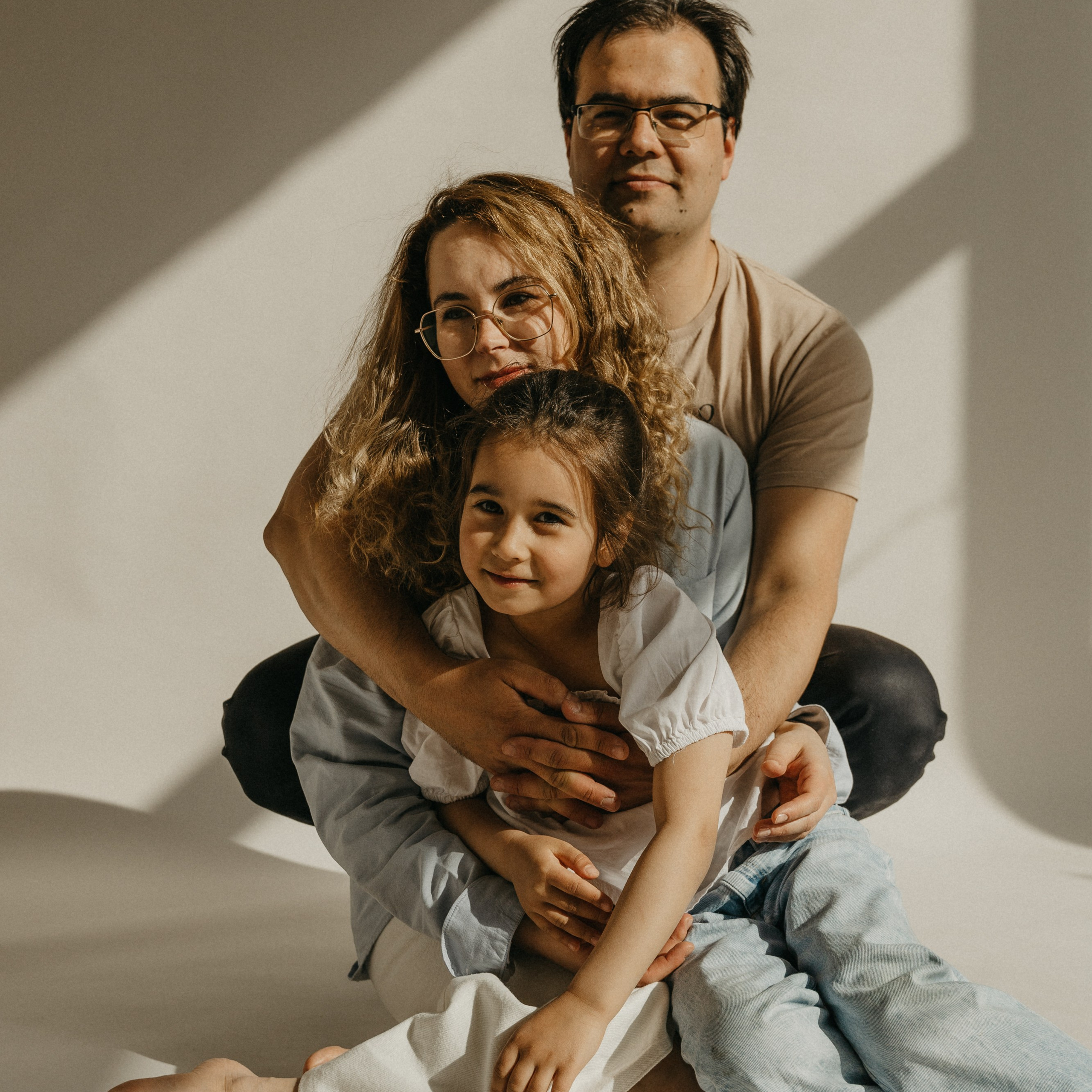 Ксюша, Женя, Аня, Дима