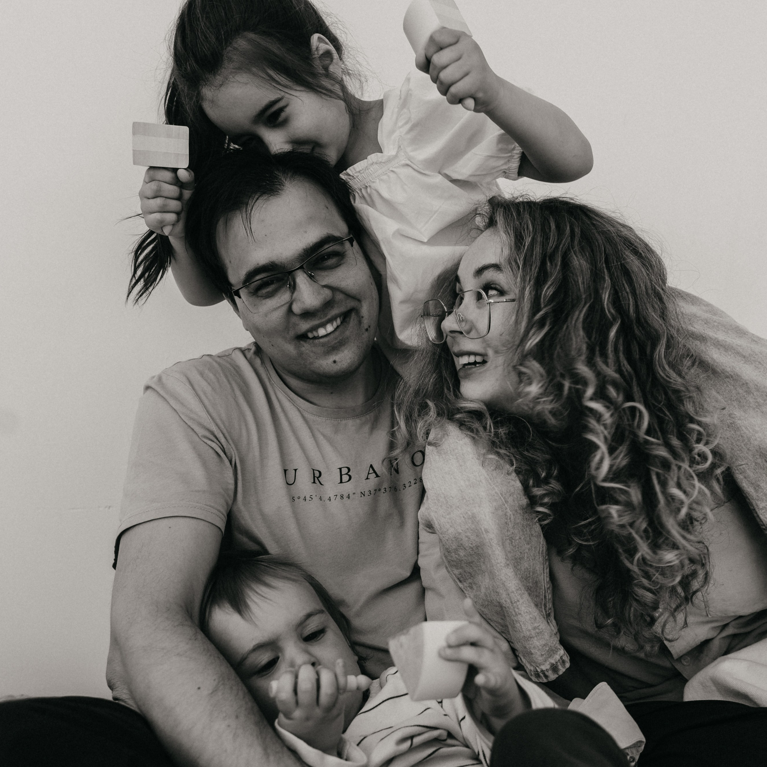 Ксюша, Женя, Аня, Дима