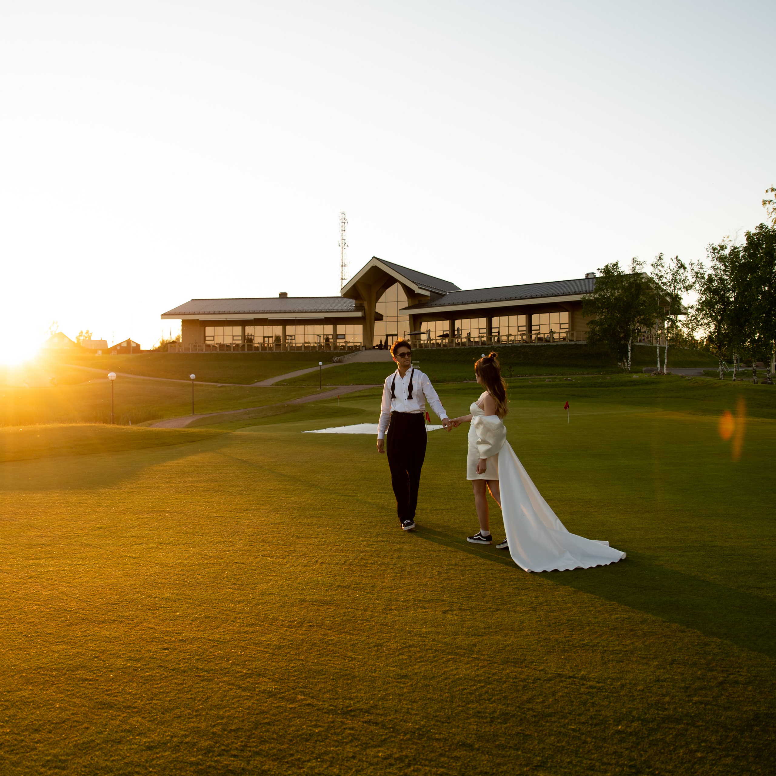 Дима и Таня. Гольфклуб. Питер