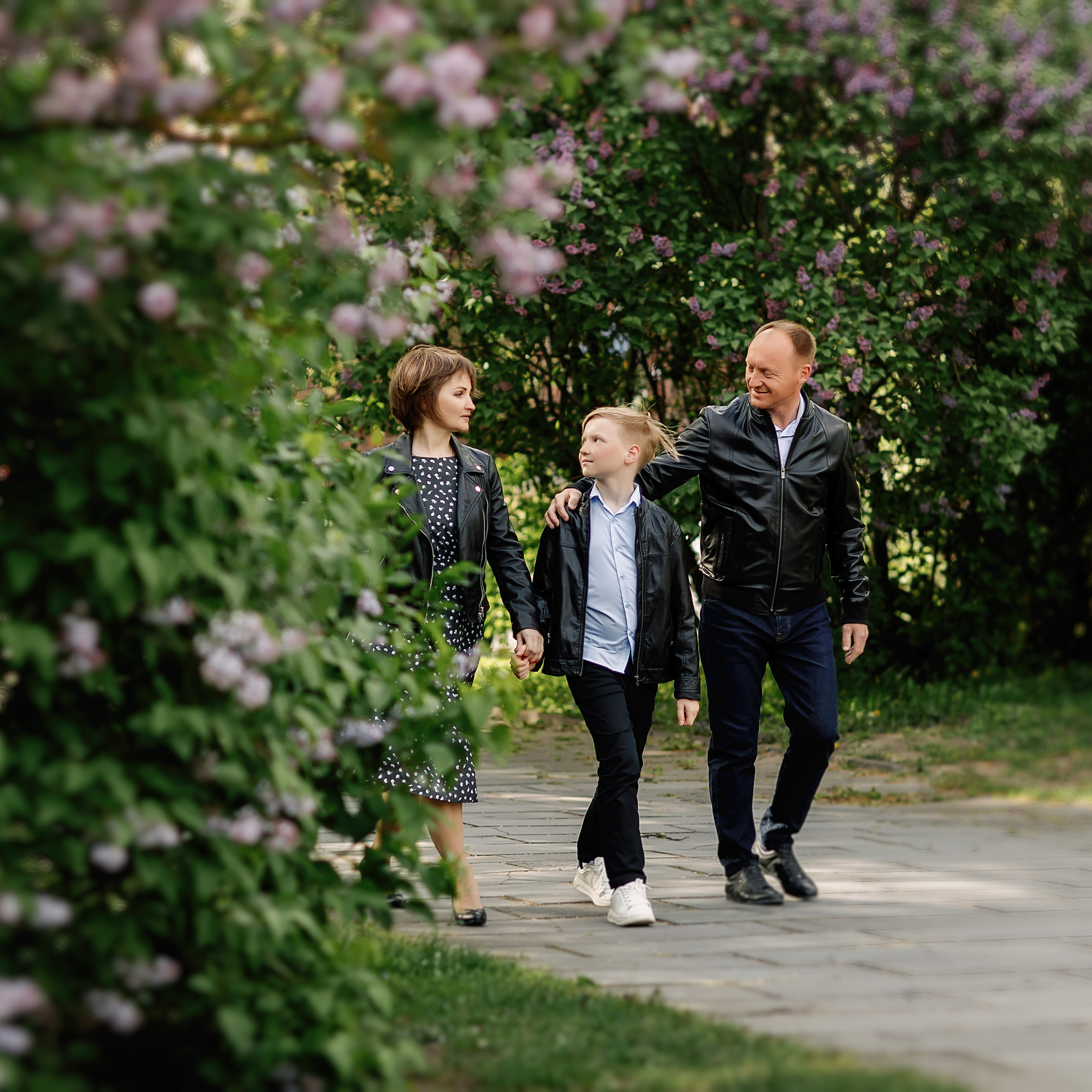 Семейная съёмка в цветении
