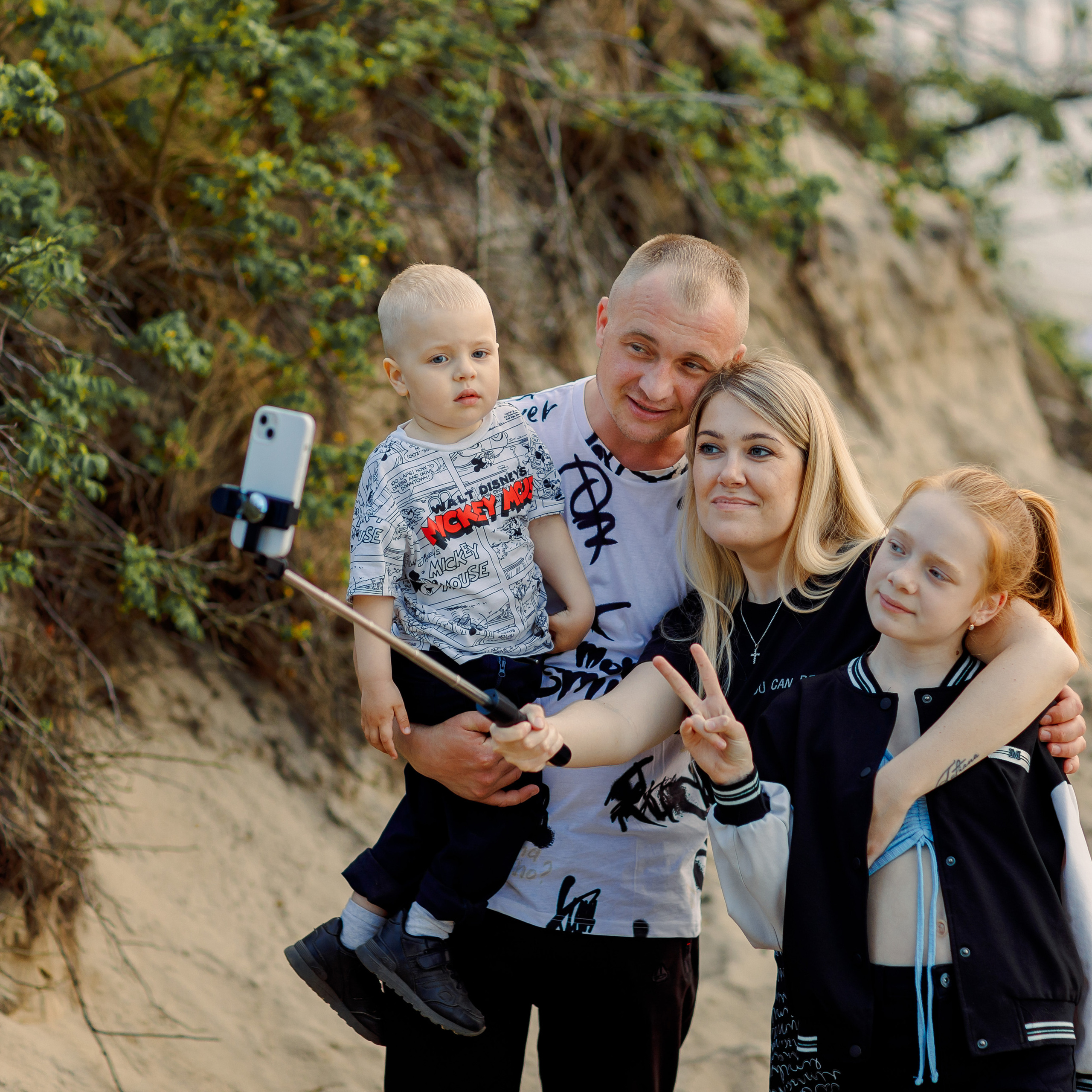 Морская семейная съёмка