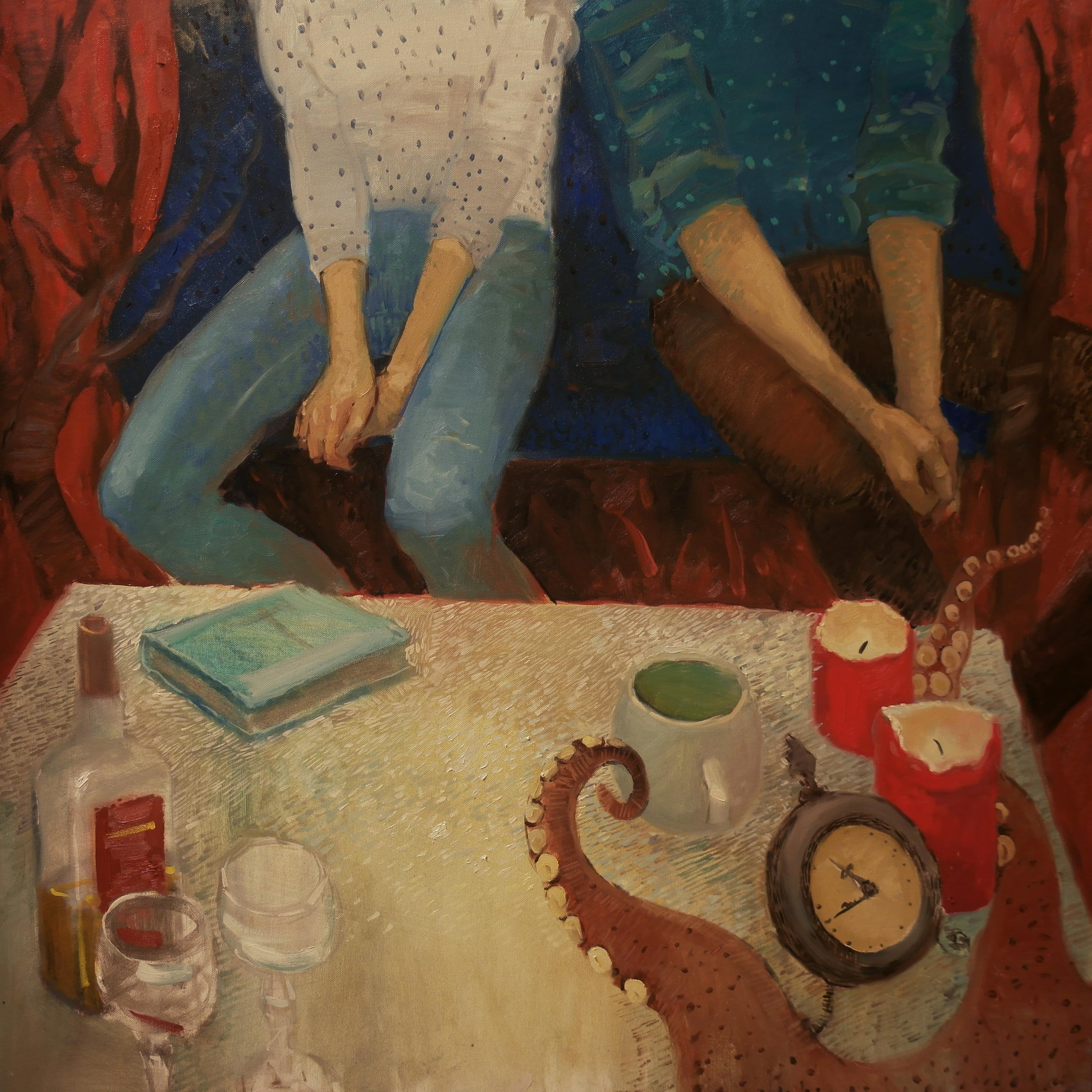 Натюрморт - 80х80см, холст, масло, Заказать портрет, портрет в подарок, портрет маслом, Живопись маслом, новые работы Сергея Ратчина, живопись, современное искусство, работы художника, купить холсты известного автора, известный художник, лучший пейзажист, Открытие выставки Cube.moscow, kupol gallery, 