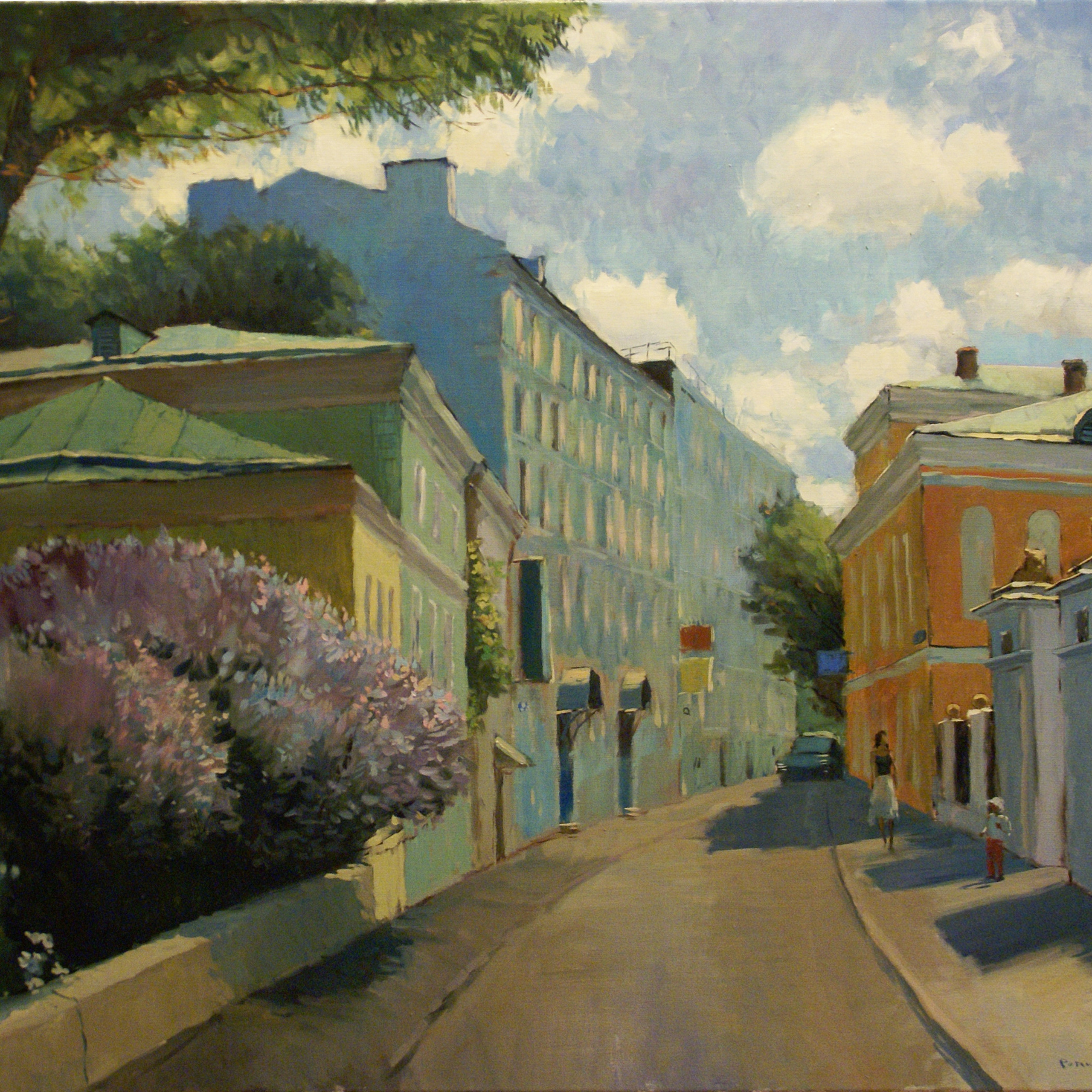 Армянский переулок - 100х80см, холст, масло.