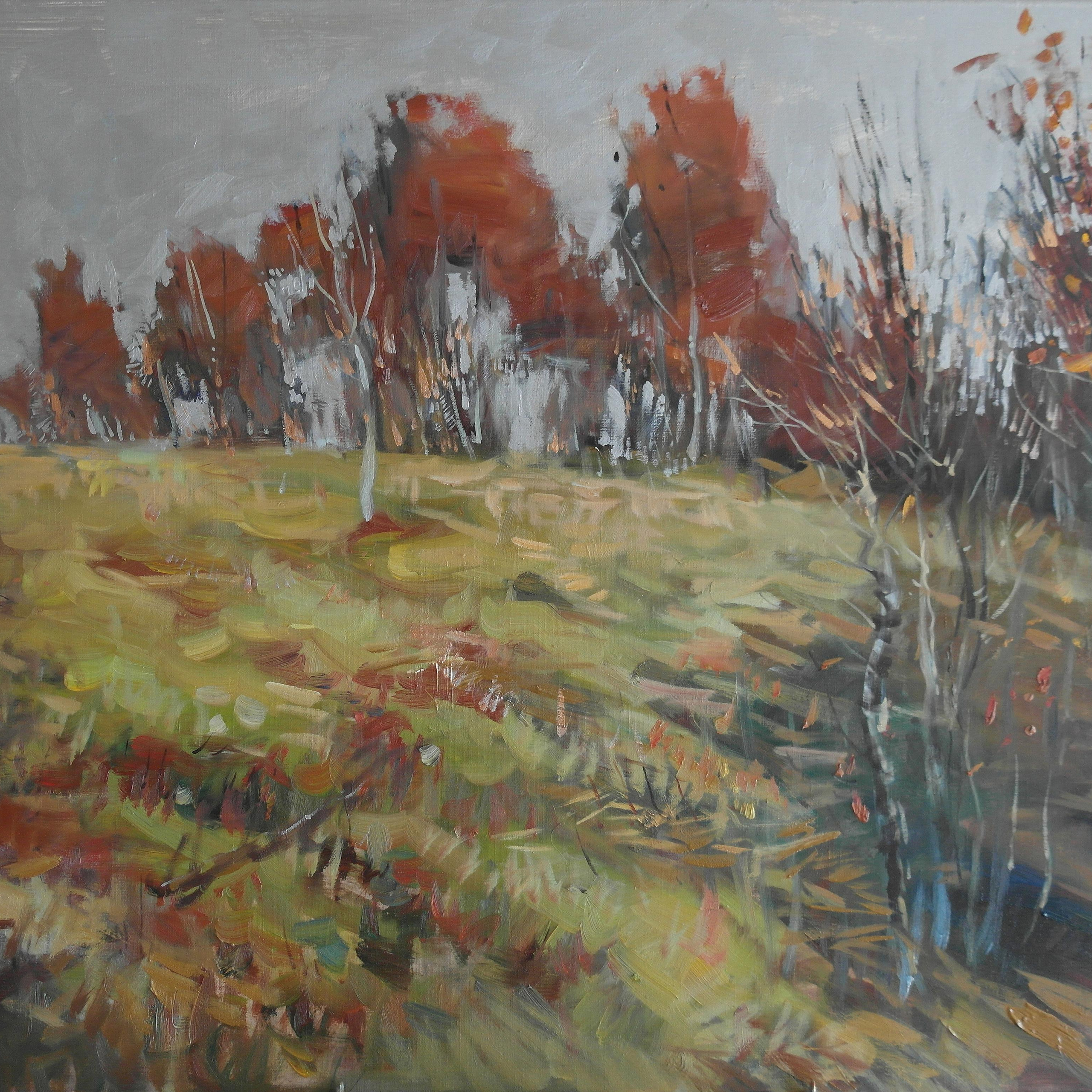 Осенний настрой 70х90см, холст, масло.
