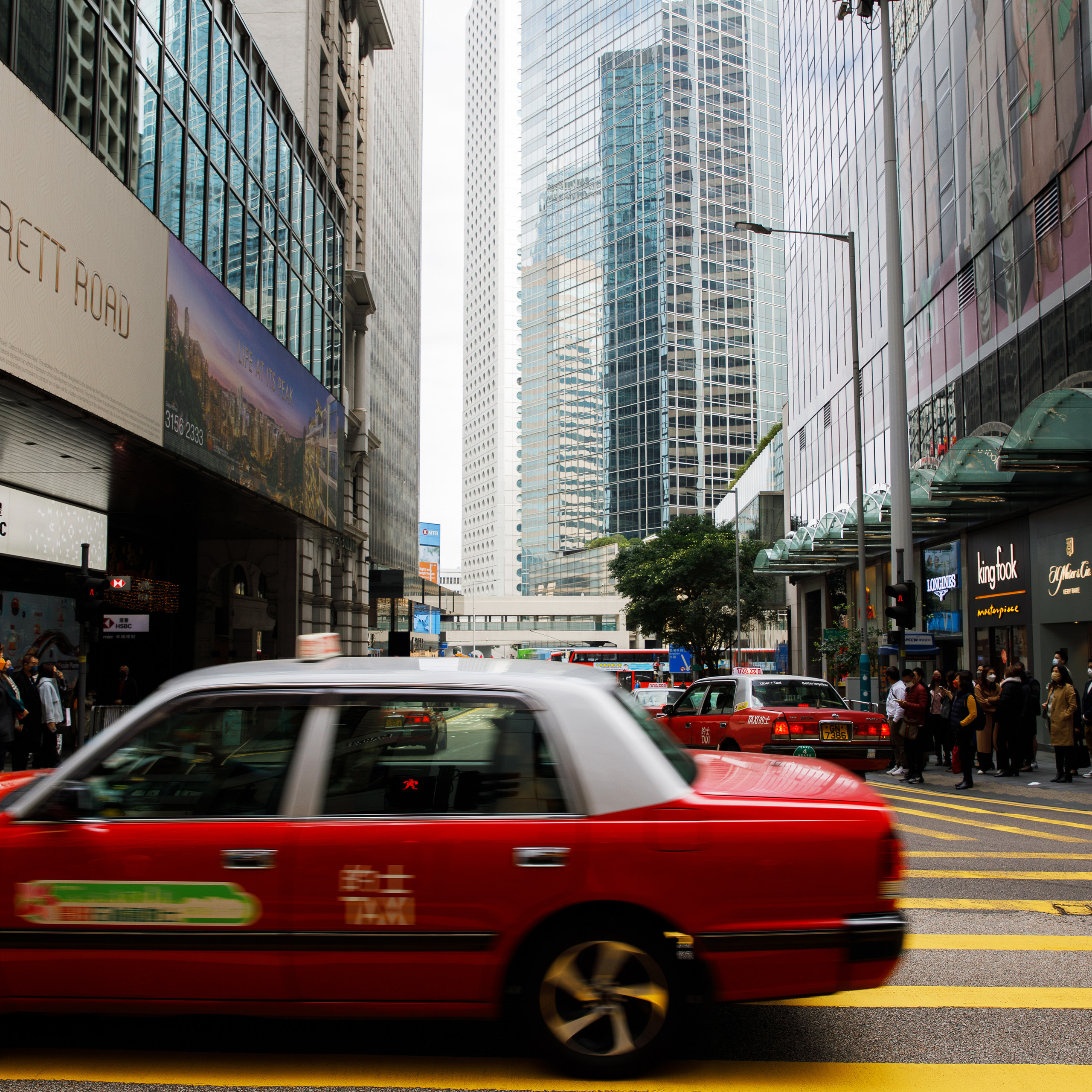 Гон Конг. Город такси
