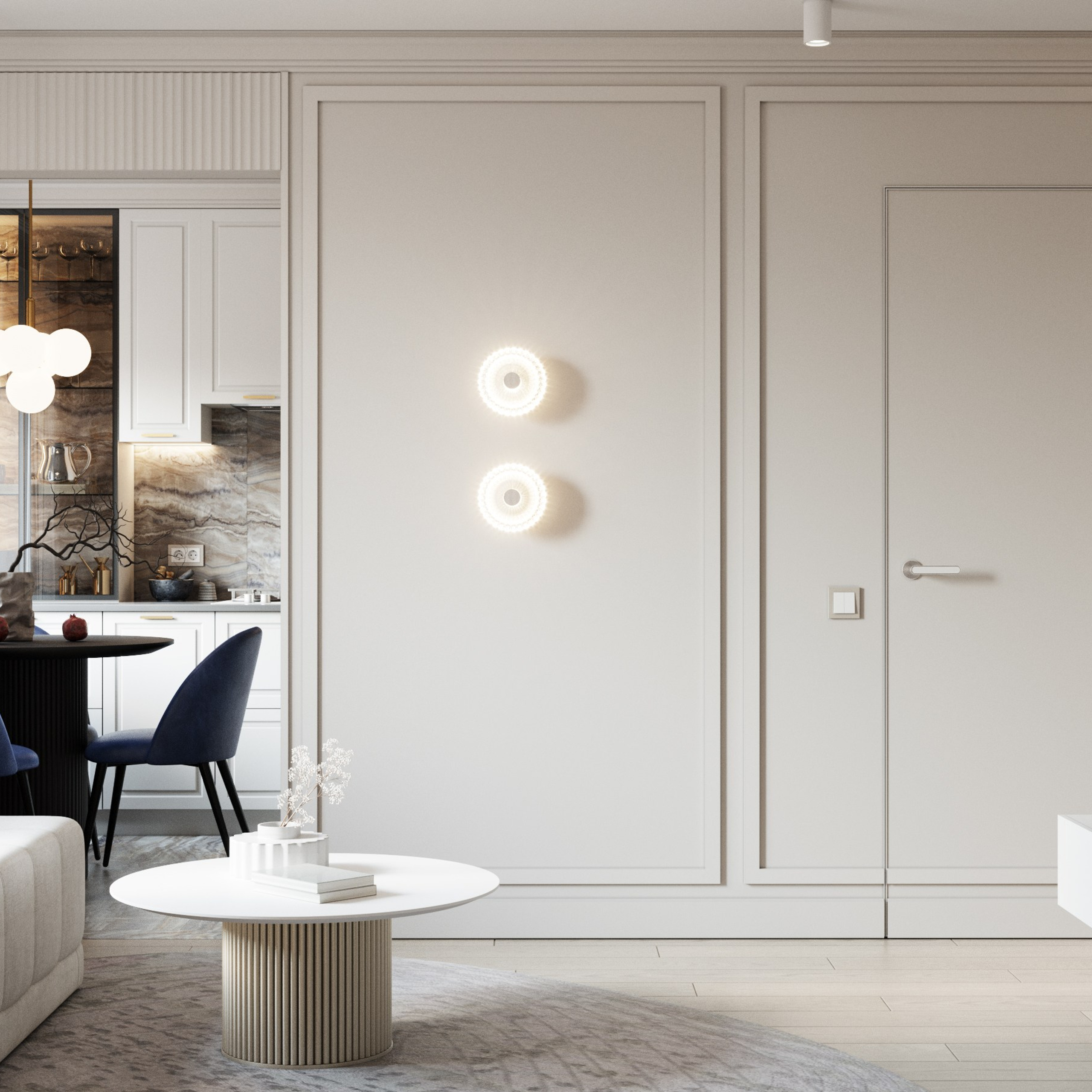 Двухкомнатная квартира. Дизайнер интерьера Санкт-Петербург I Дегтярева Елизавета