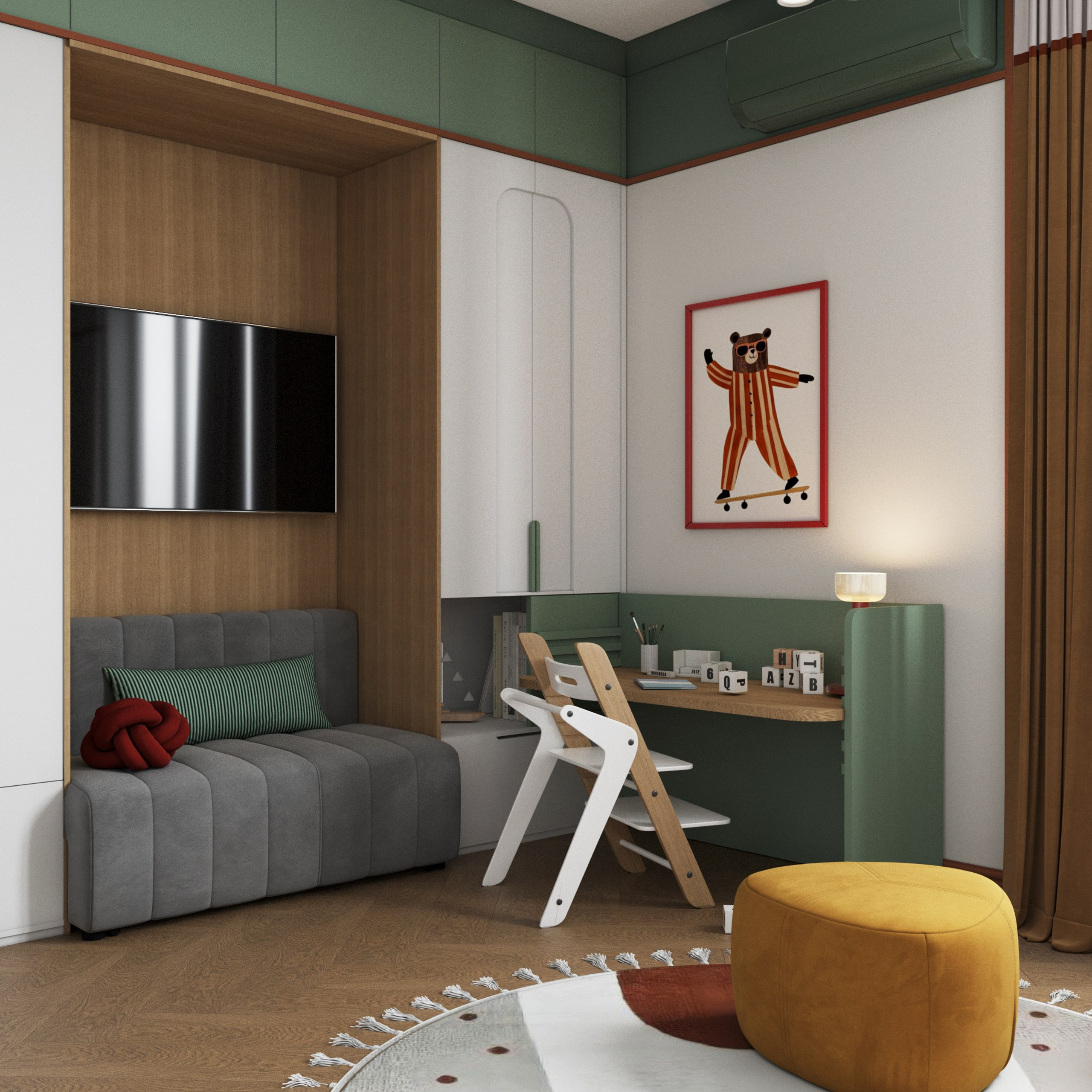 Детская для мальчика. Дизайнер интерьера Санкт-Петербург I Дегтярева Елизавета