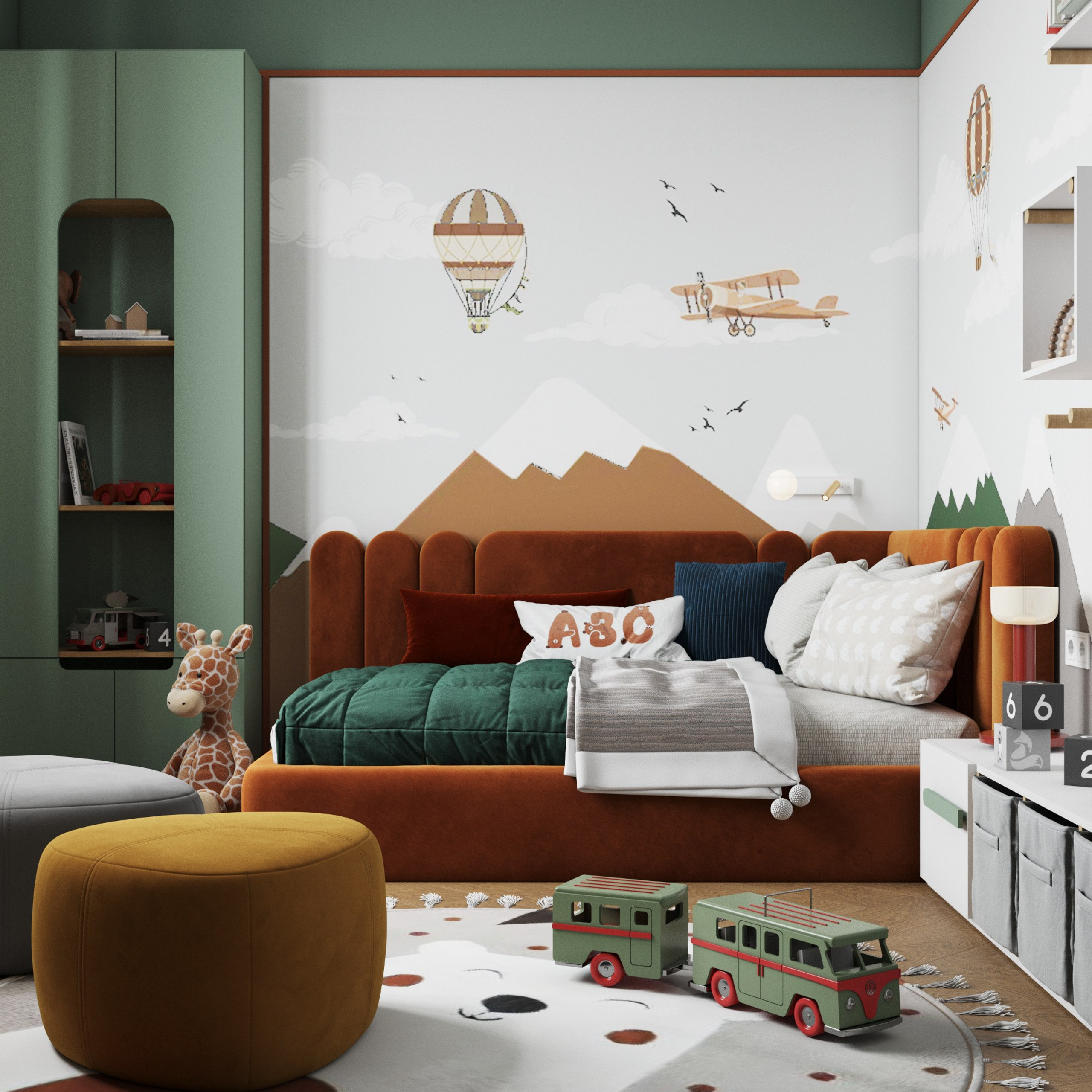 Детская для мальчика. Дизайнер интерьера Санкт-Петербург I Дегтярева Елизавета