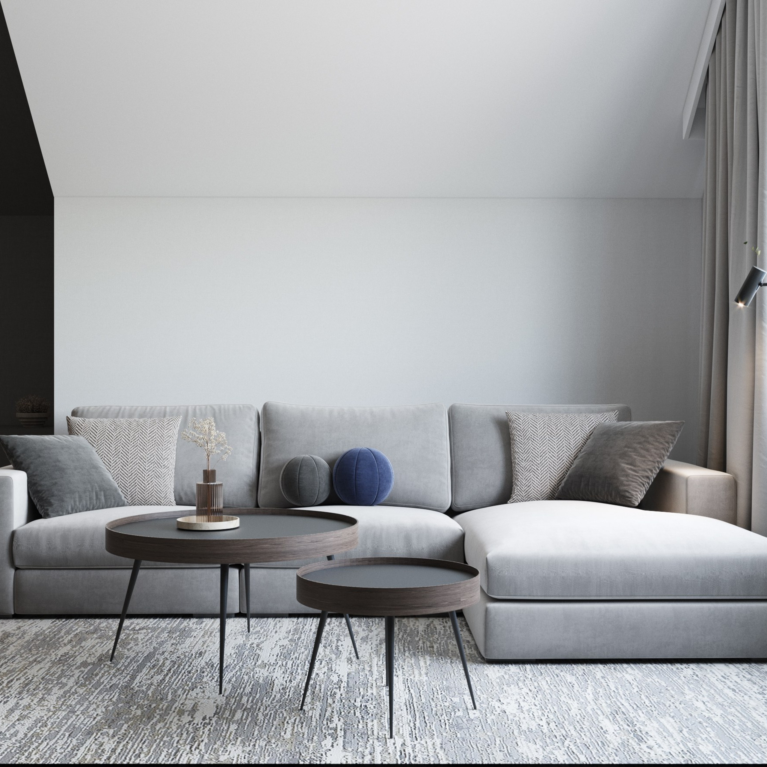 Кабинет на мансардном этаже. Дизайнер интерьера Санкт-Петербург I Дегтярева Елизавета